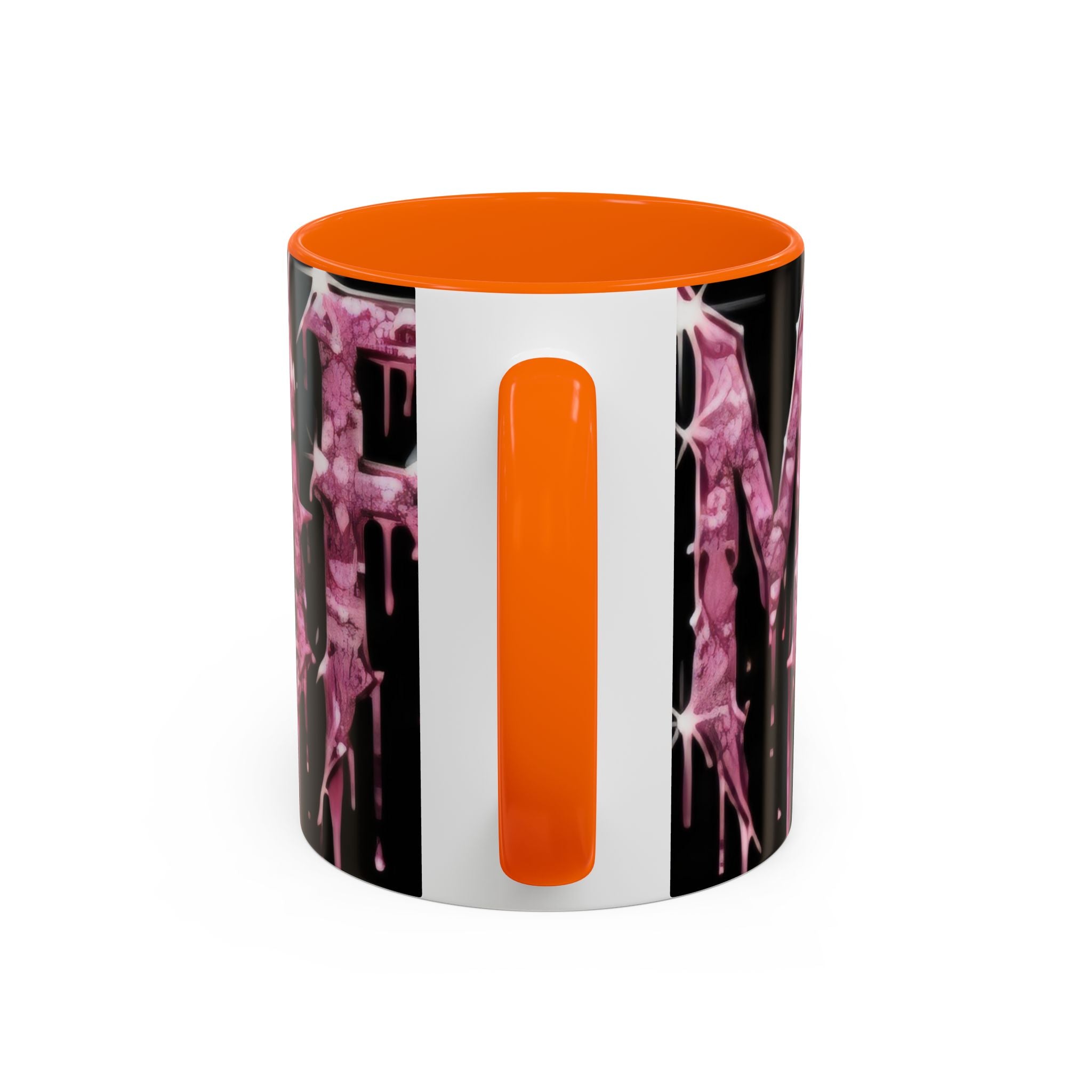 Dripping Pink Glitter Gothic Mug — Accent Coffee Cup (11/15oz)