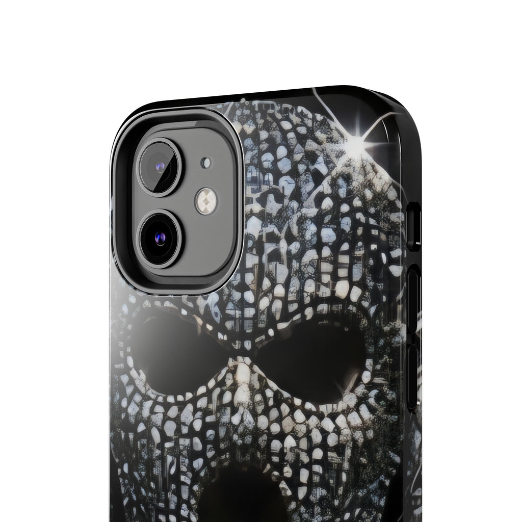 Skull Rhinestone Tough Phone Case — "Outlaw" Ultimate Attitude