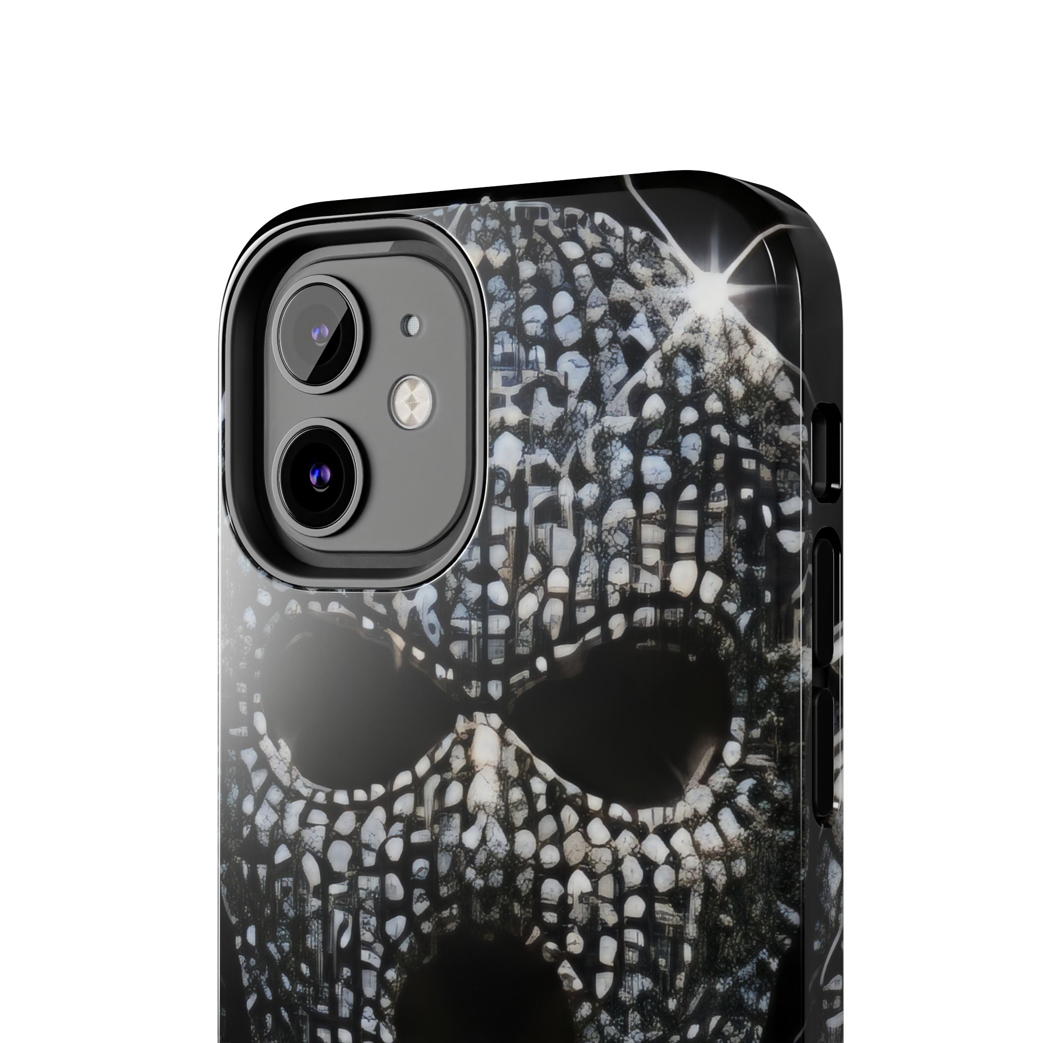 Skull Rhinestone Tough Phone Case — "Outlaw" Ultimate Attitude