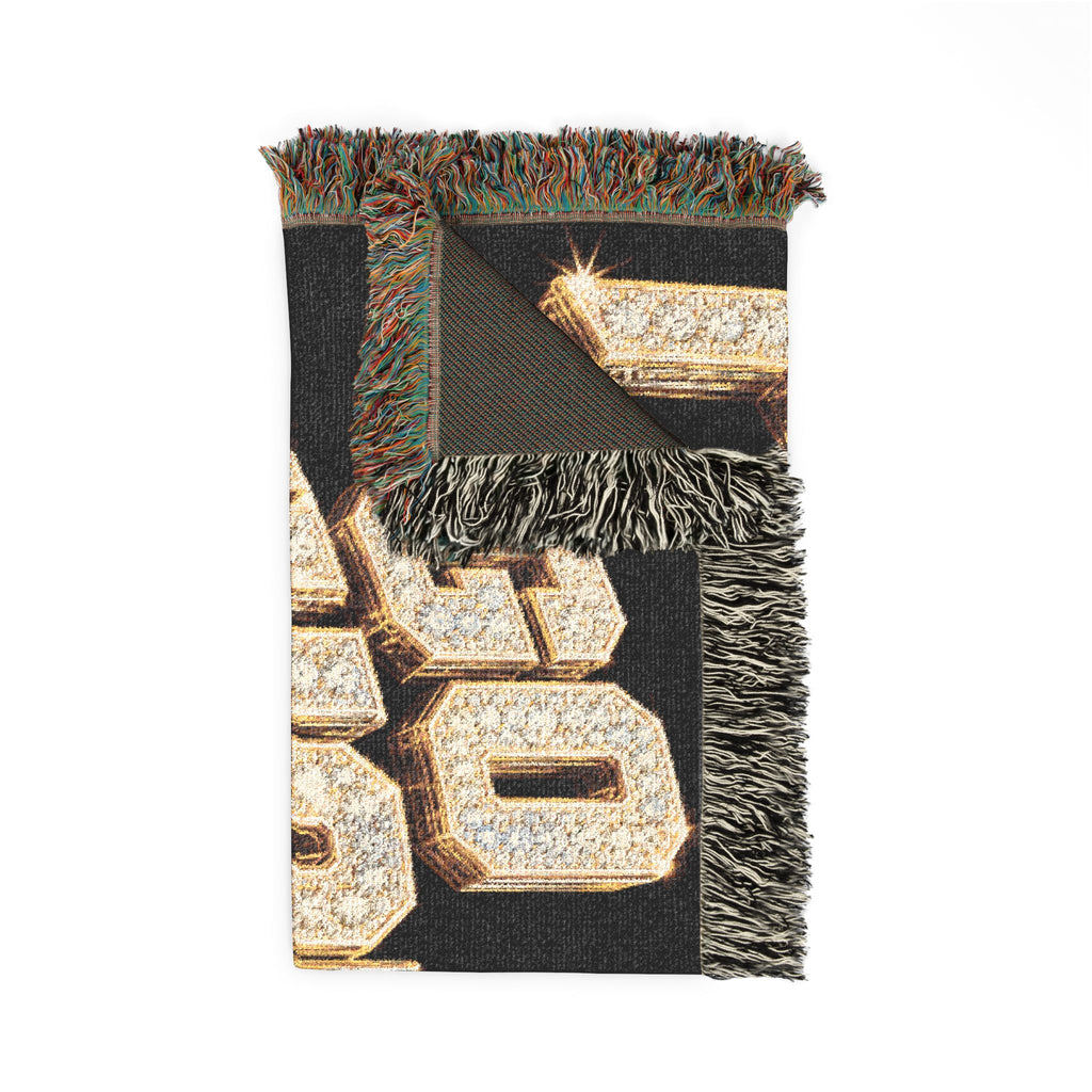 Woven Blanket — 'Go Get Fucked! No Apologies' Statement Throw
