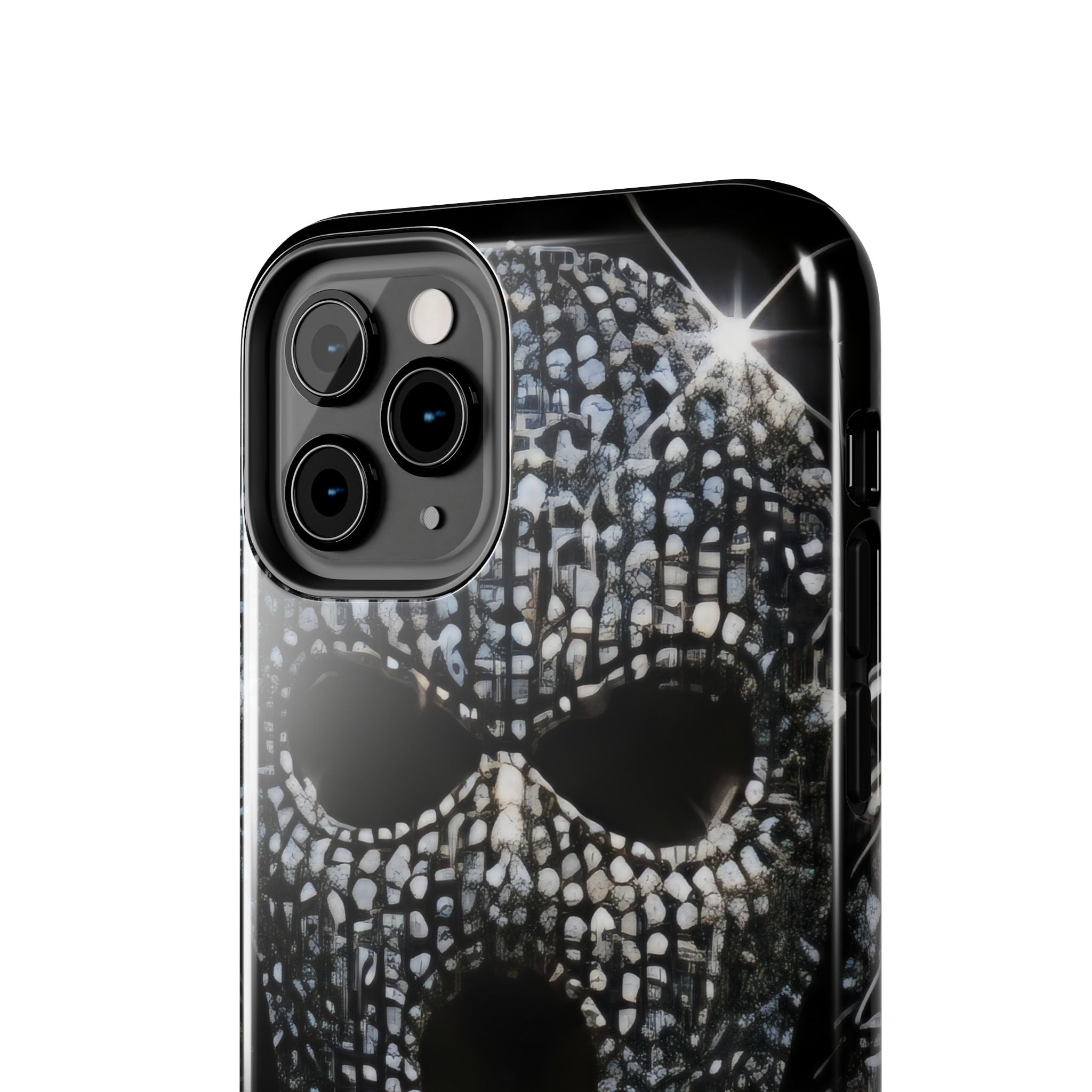 Skull Rhinestone Tough Phone Case — "Outlaw" Ultimate Attitude