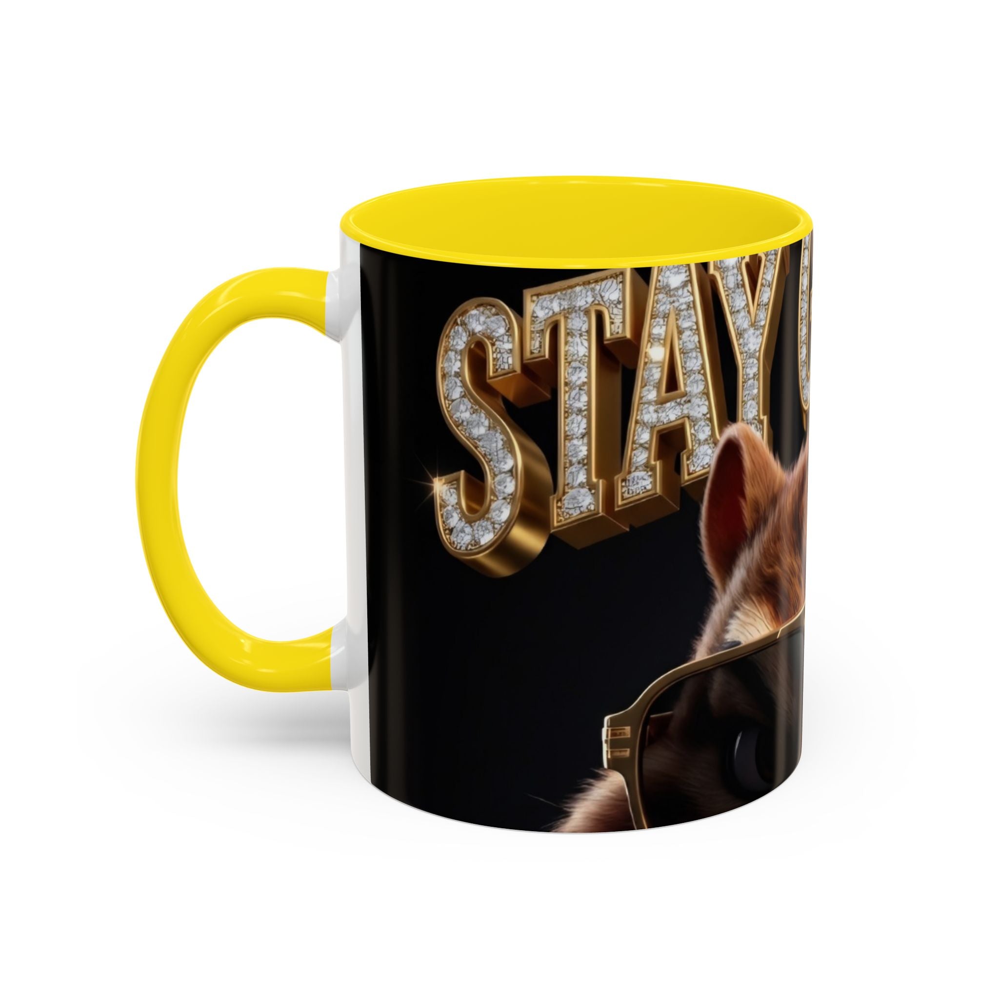 Coffee Mug – "Grumpy" Cool Sunglasses Squirrel Accent Mug (11/15oz)