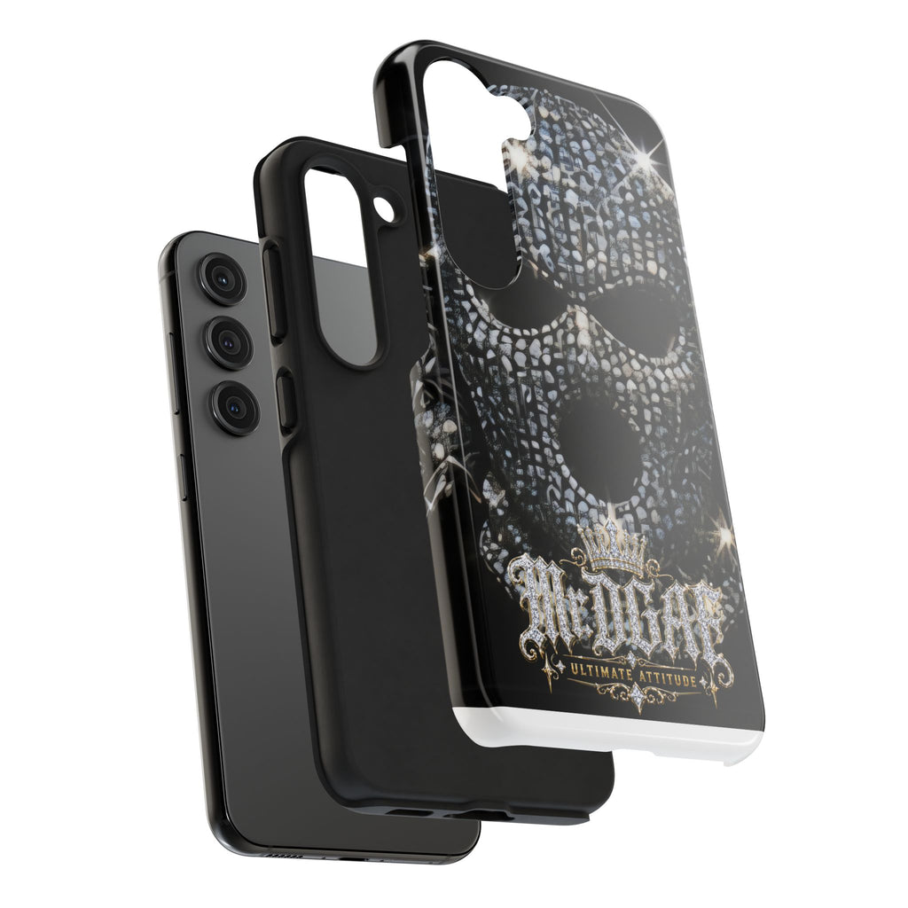Skull Rhinestone Tough Phone Case — "Outlaw" Ultimate Attitude