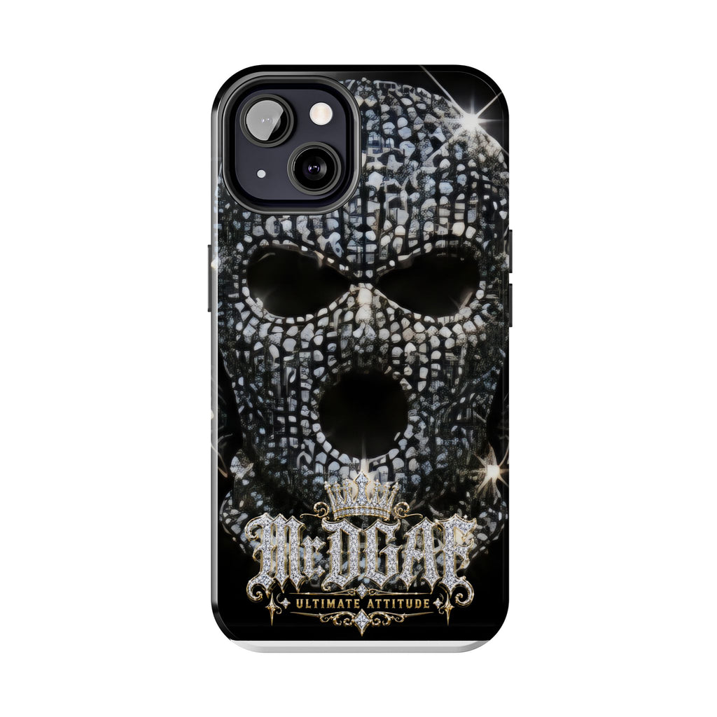 Skull Rhinestone Tough Phone Case — "Outlaw" Ultimate Attitude