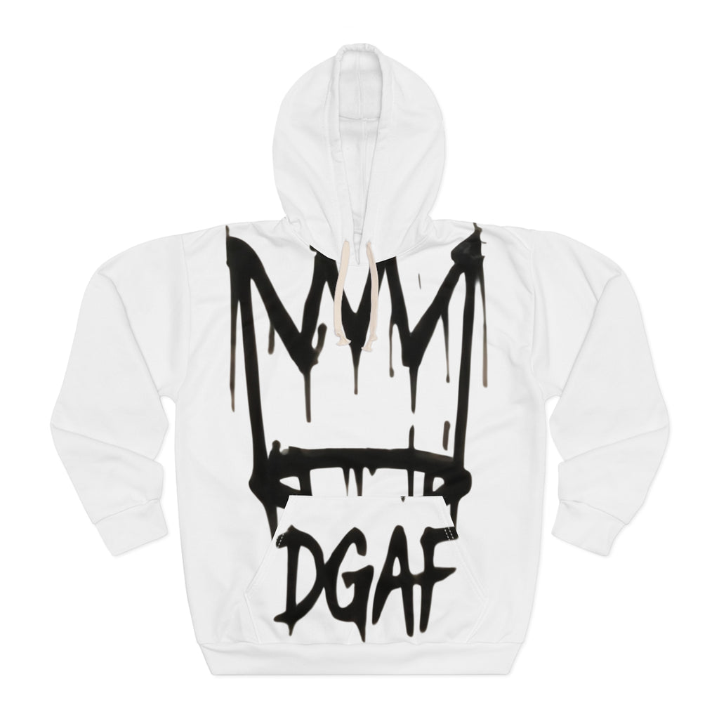 DGAF Streetwear Hoodie — 'Mr DGAF' Graffiti Chipmunk All-Over Print Pullover