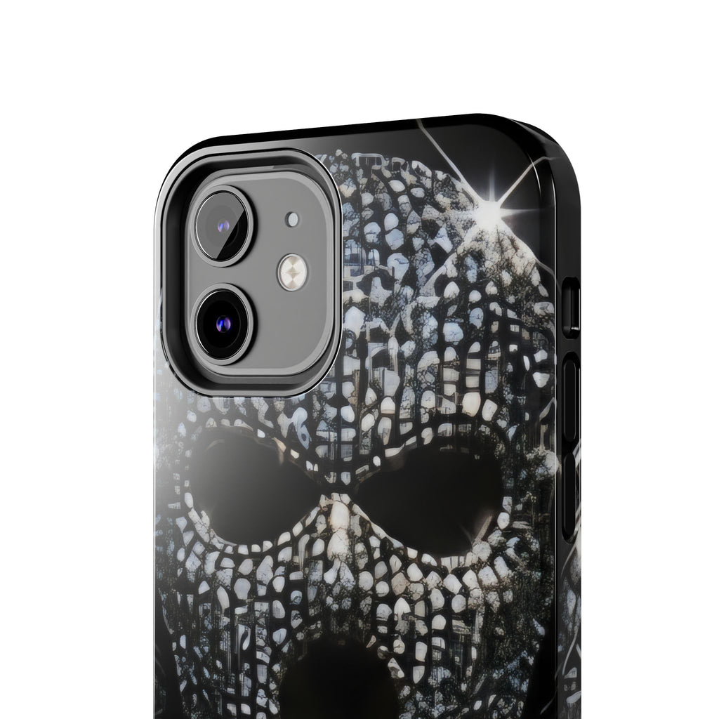 Skull Rhinestone Tough Phone Case — "Outlaw" Ultimate Attitude