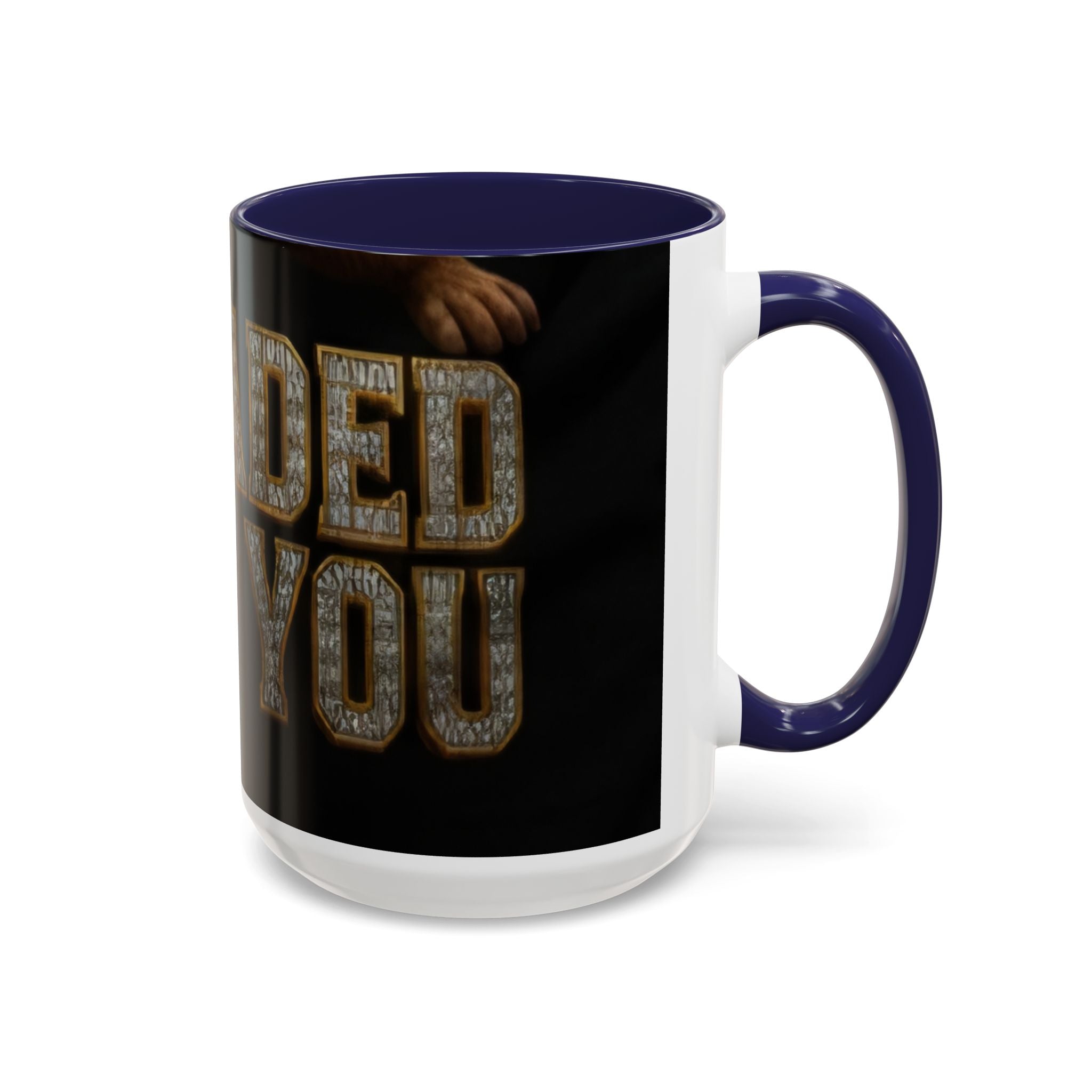 Accent Coffee Mug - 'I Graduated From You' Sparkle Lettering Graduation Gift