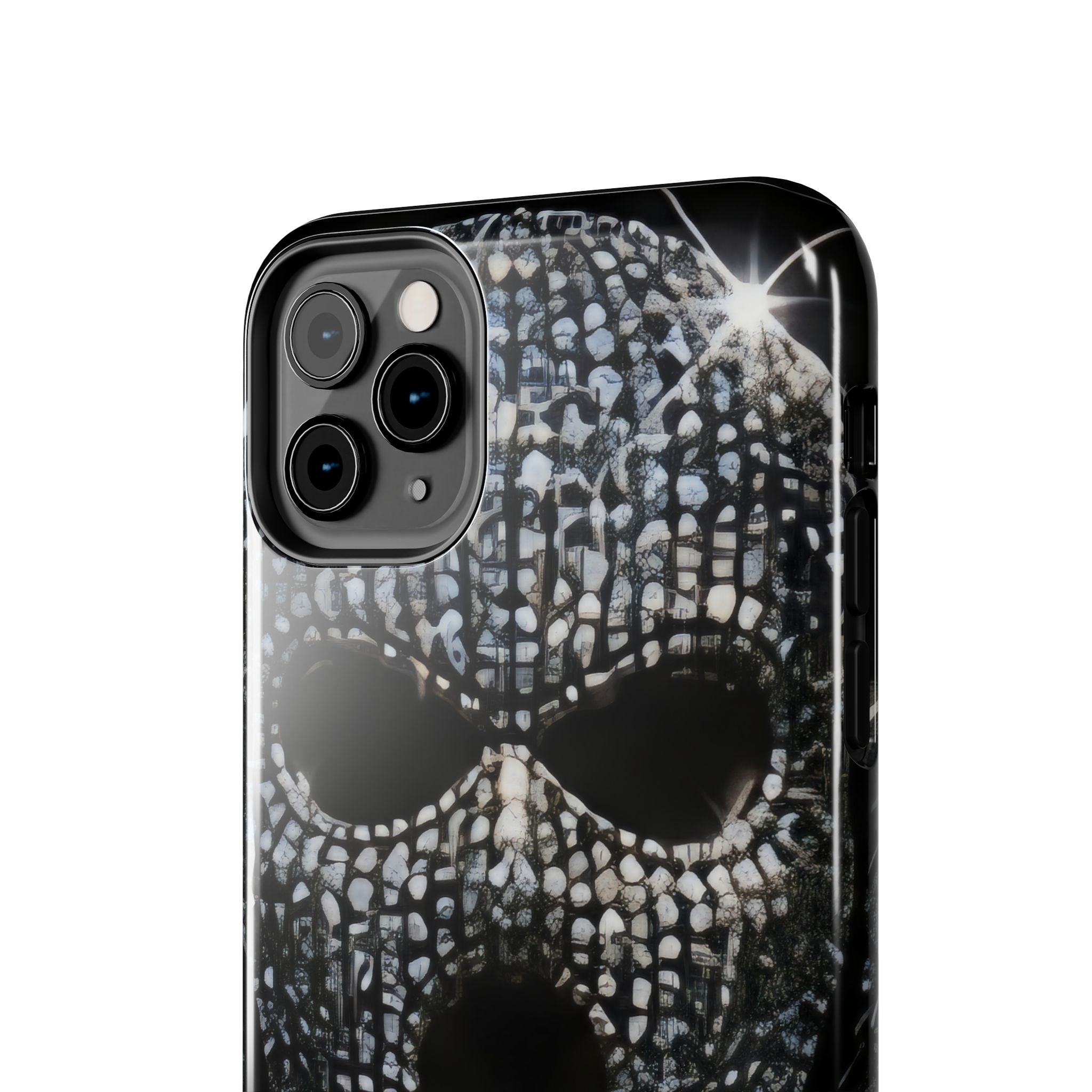 Skull Rhinestone Tough Phone Case — "Outlaw" Ultimate Attitude