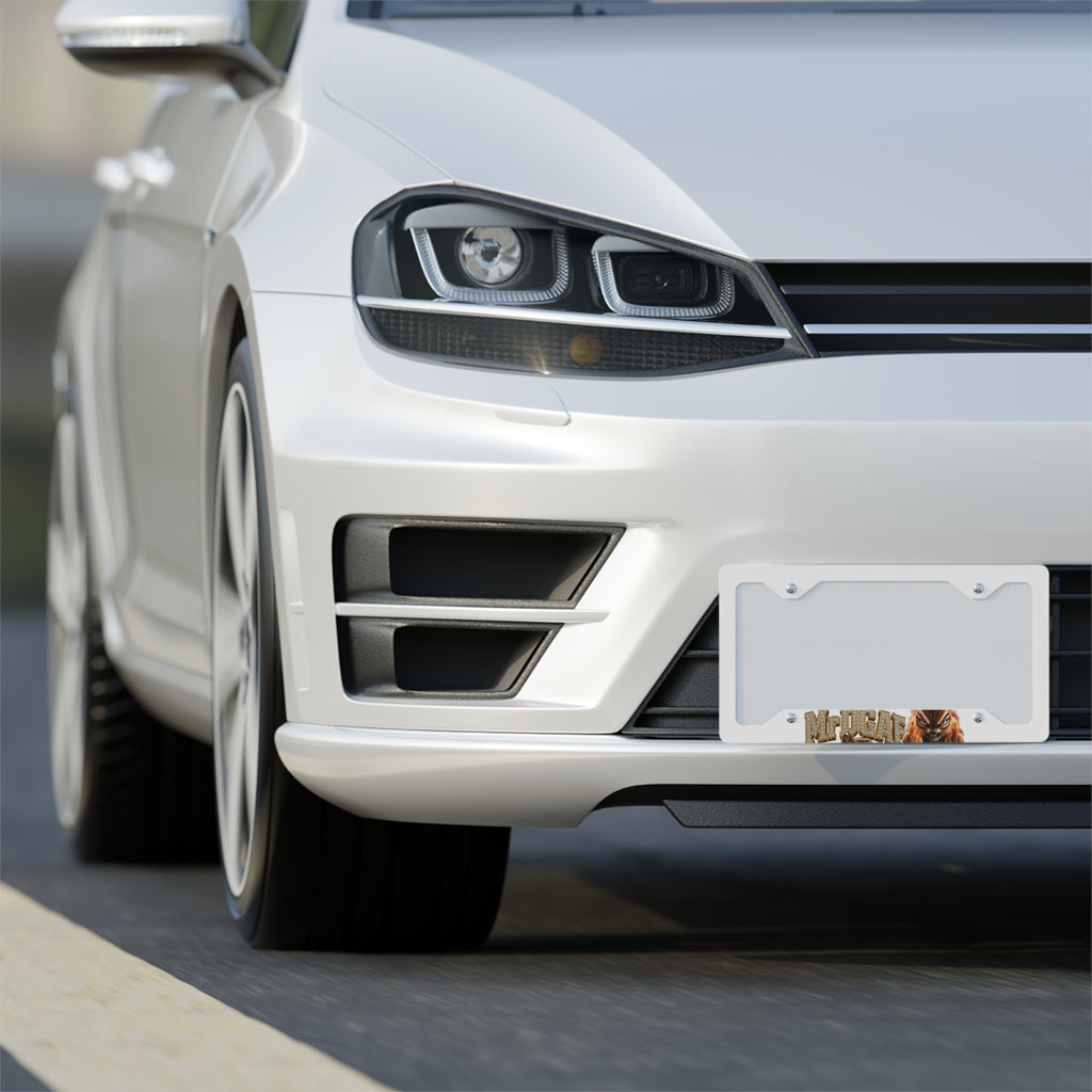 Custom Metal License Plate Frame — Slim Stainless Steel Car Tag Holder