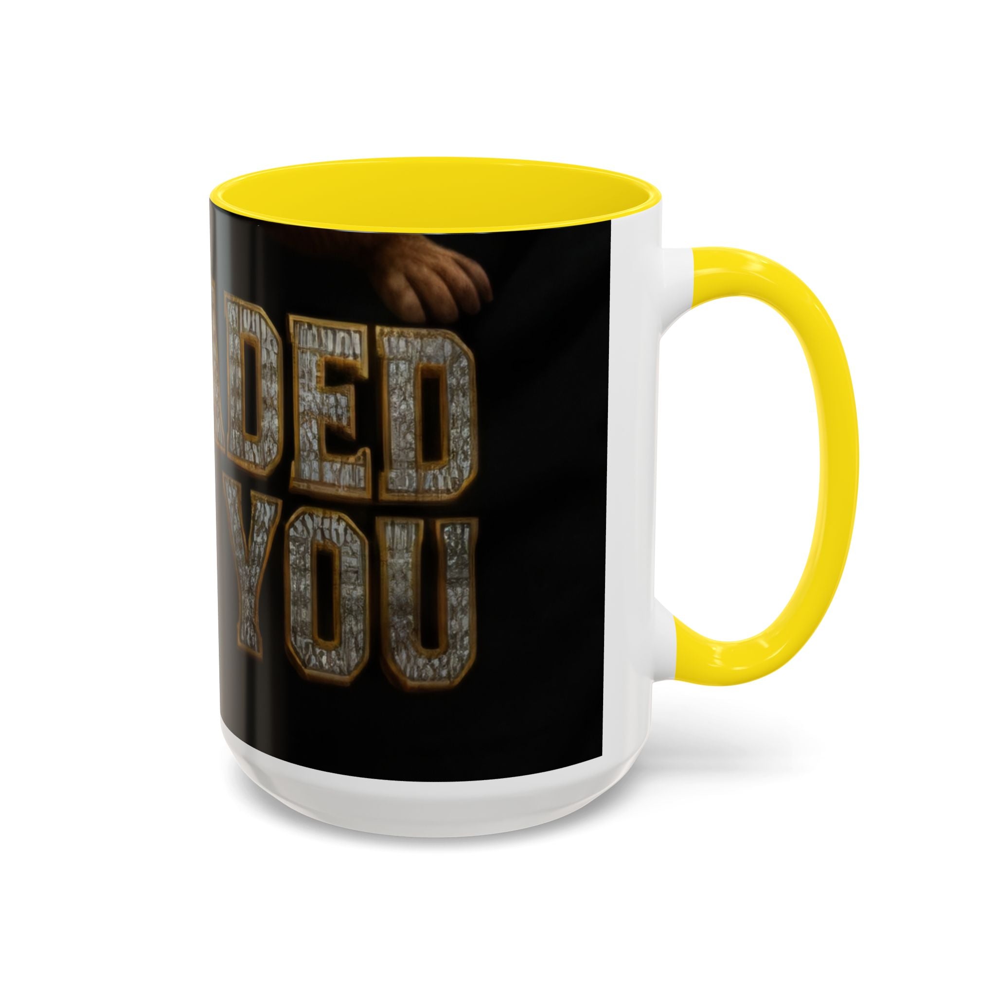 Accent Coffee Mug - 'I Graduated From You' Sparkle Lettering Graduation Gift