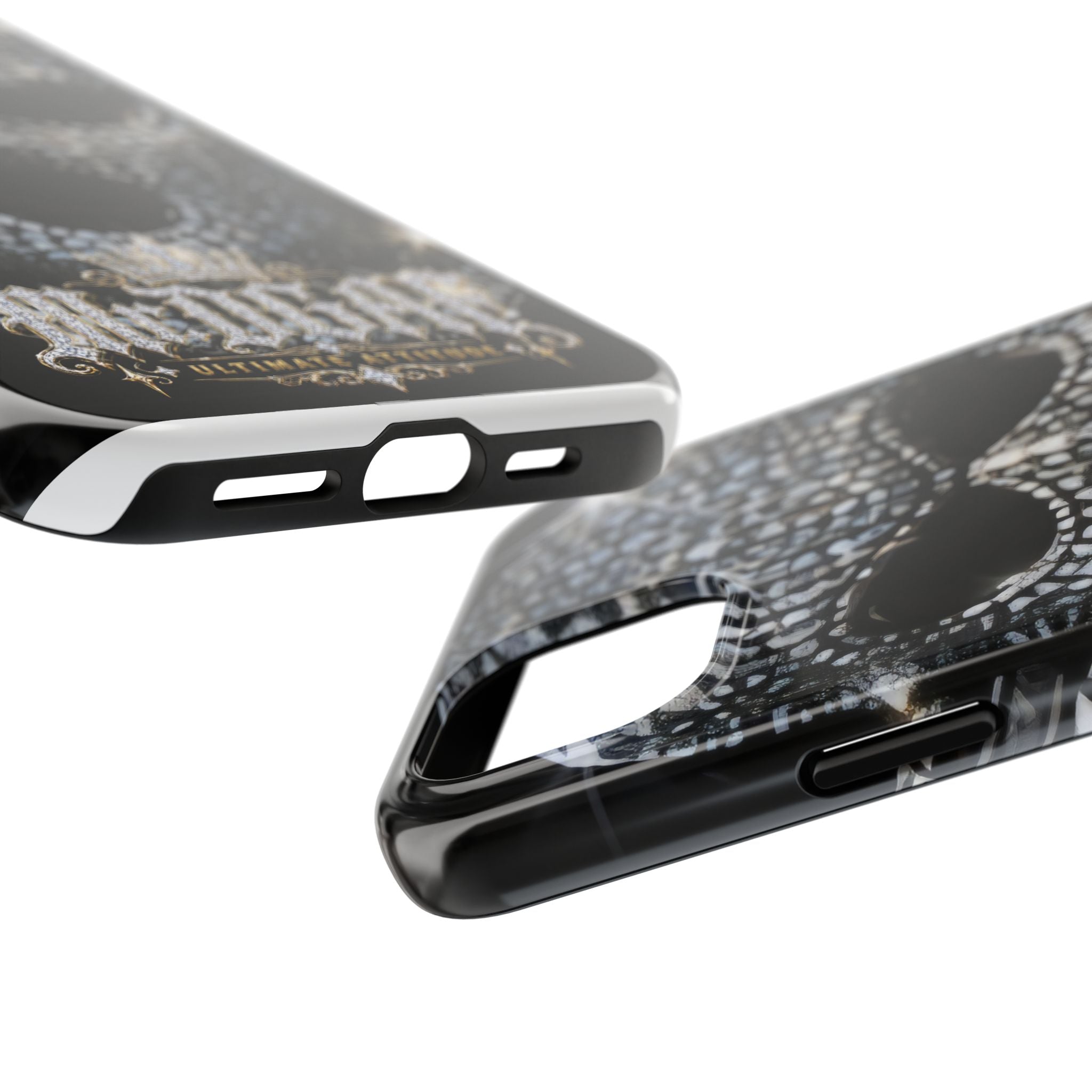 Skull Rhinestone Tough Phone Case — "Outlaw" Ultimate Attitude