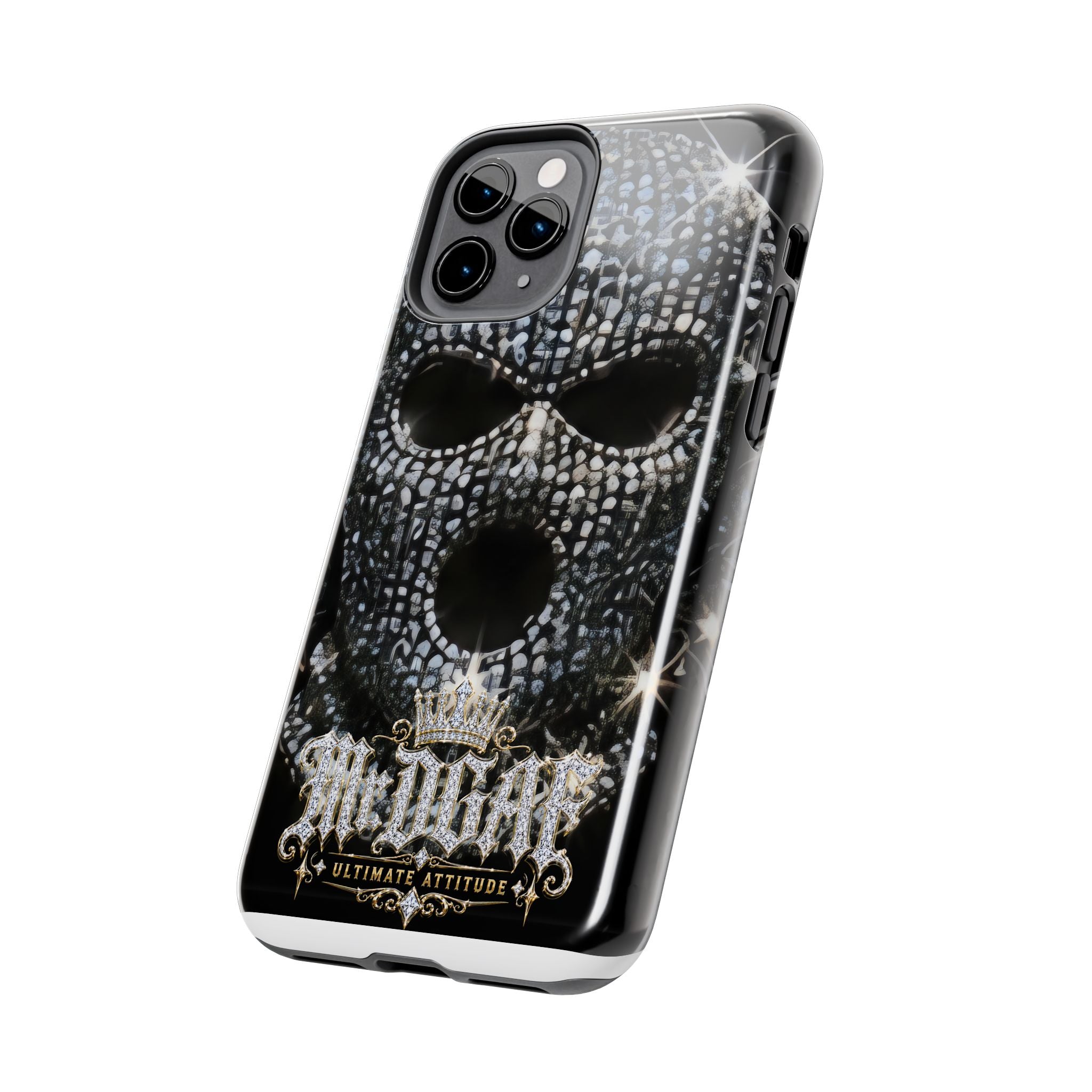 Skull Rhinestone Tough Phone Case — "Outlaw" Ultimate Attitude