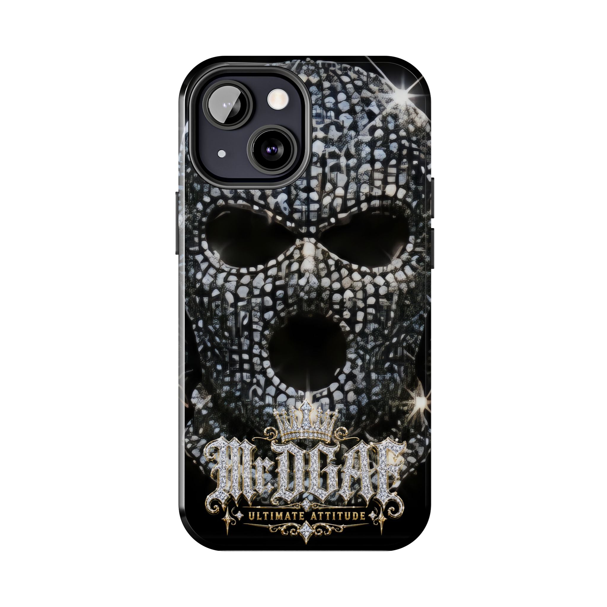 Skull Rhinestone Tough Phone Case — "Outlaw" Ultimate Attitude