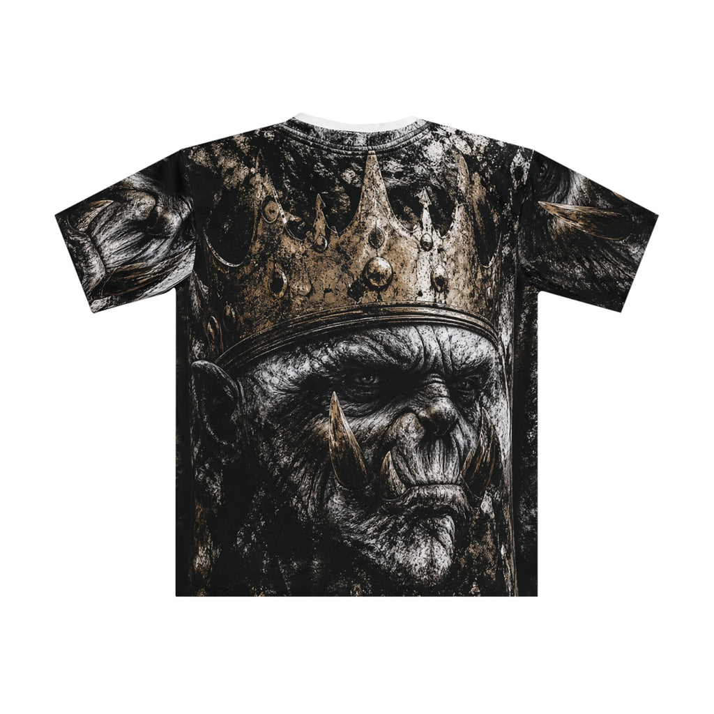 Men's Graphic T-Shirt — 'Mr. Dope' Crowned Gorilla All-Over Print