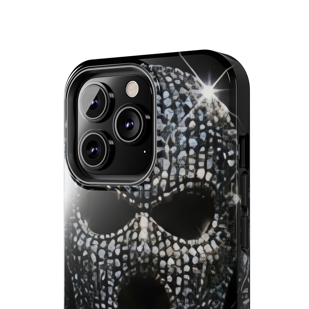 Skull Rhinestone Tough Phone Case — "Outlaw" Ultimate Attitude