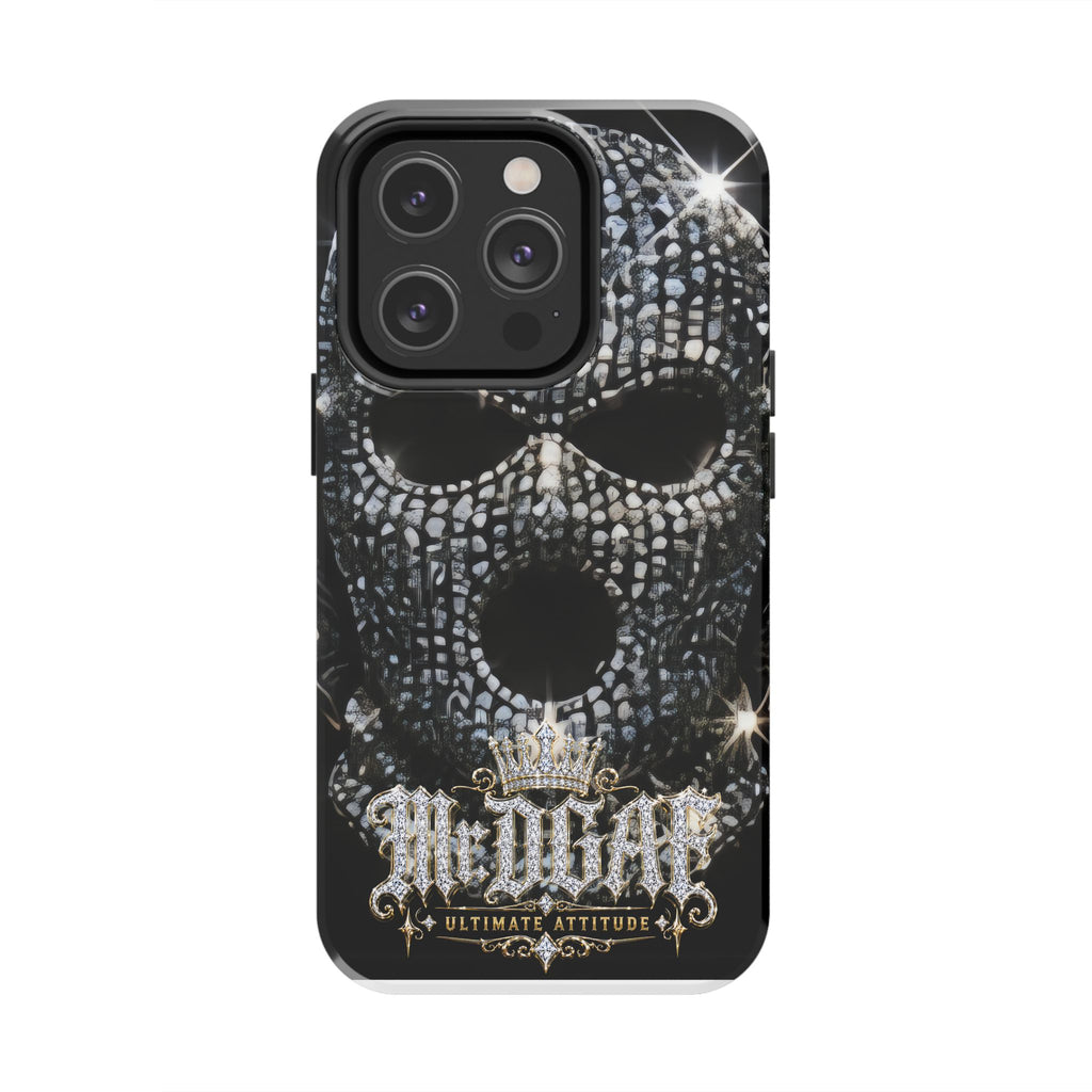 Skull Rhinestone Tough Phone Case — "Outlaw" Ultimate Attitude