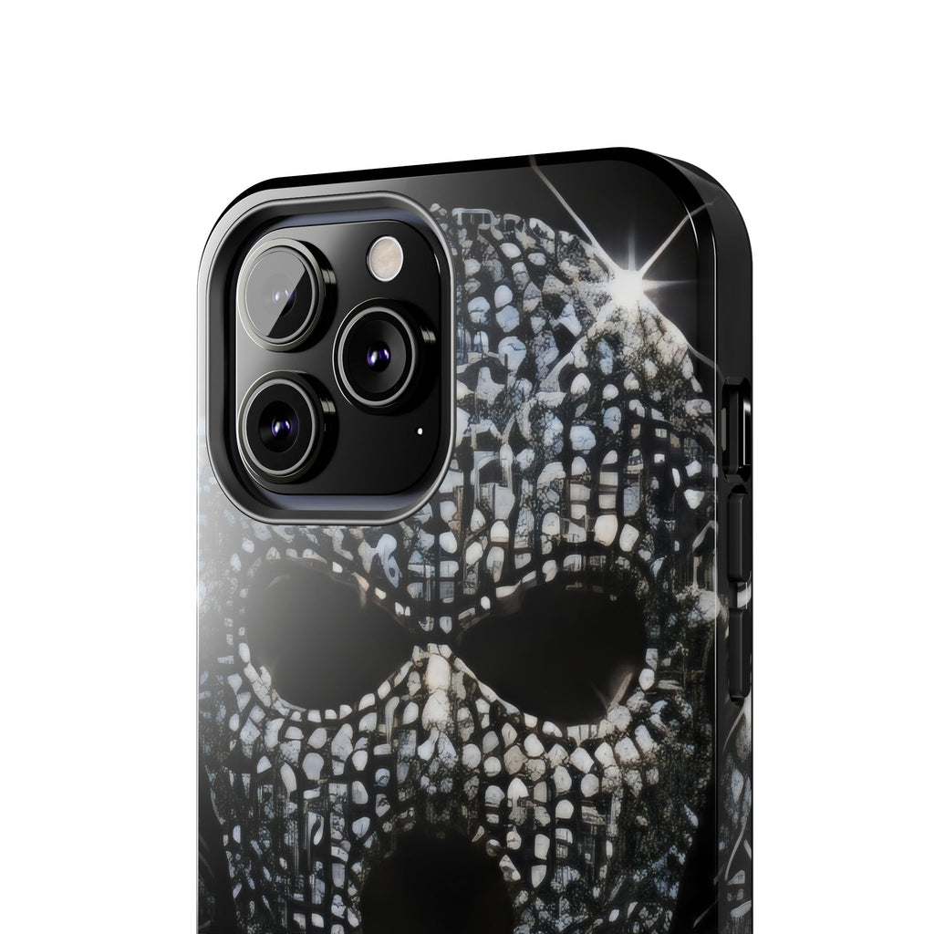 Skull Rhinestone Tough Phone Case — "Outlaw" Ultimate Attitude