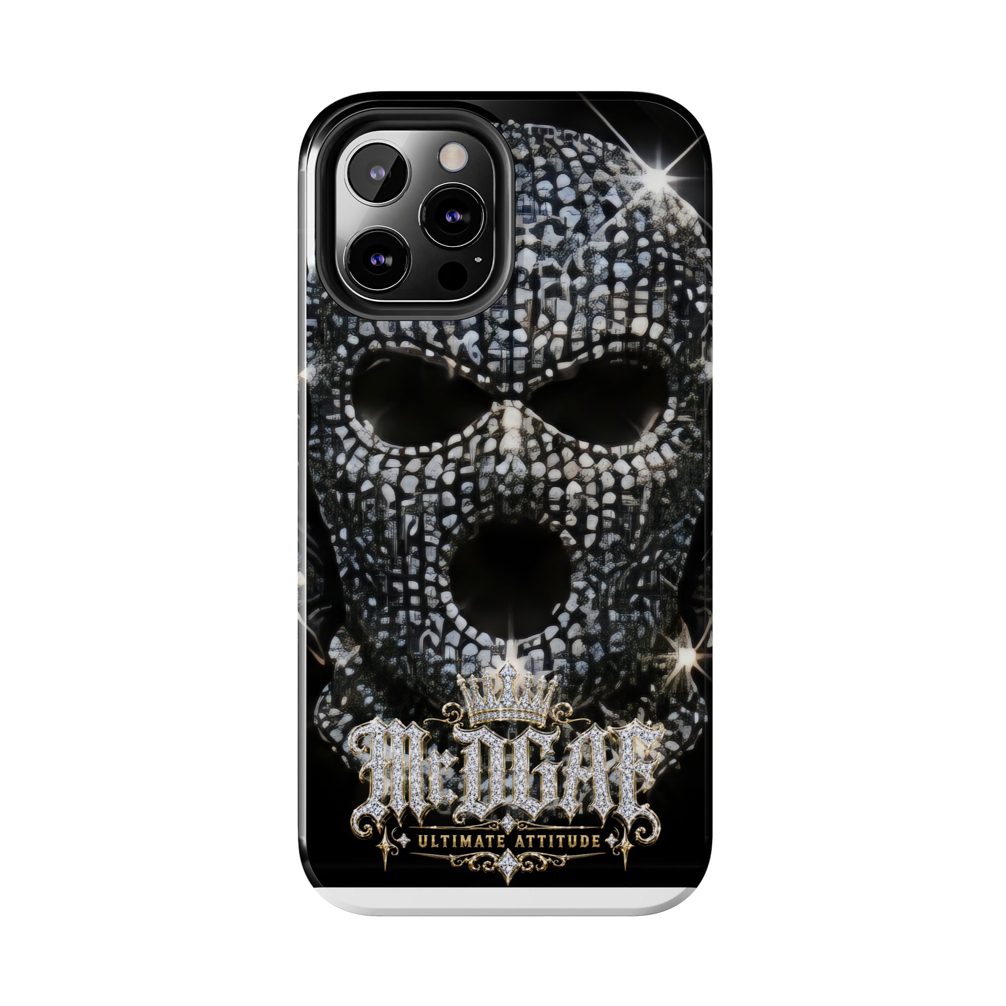 Skull Rhinestone Tough Phone Case — "Outlaw" Ultimate Attitude