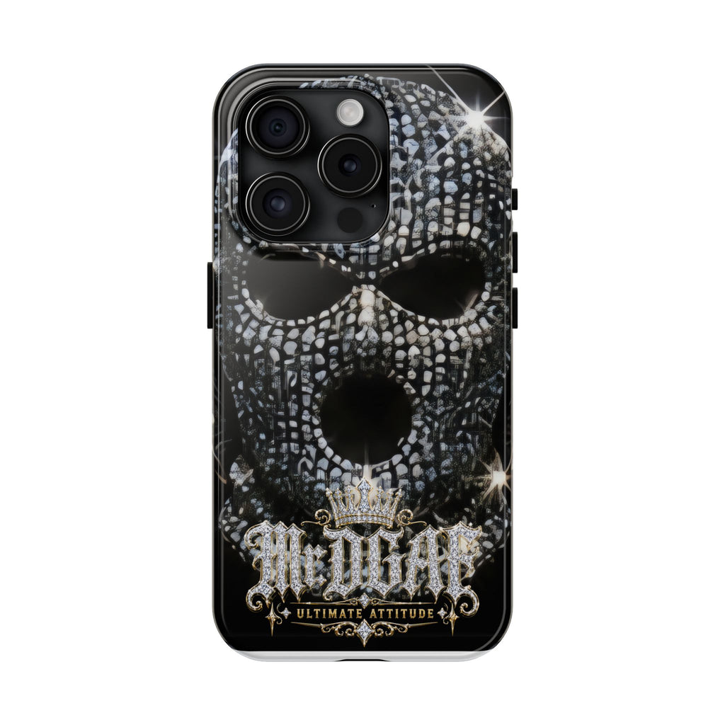 Skull Rhinestone Tough Phone Case — "Outlaw" Ultimate Attitude