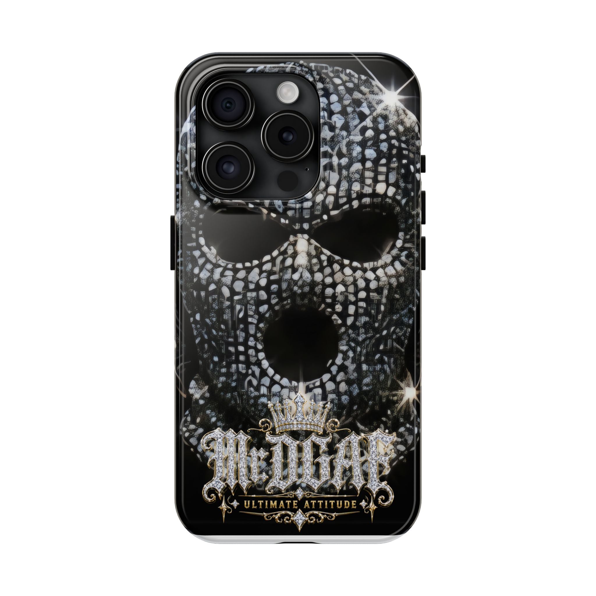 Skull Rhinestone Tough Phone Case — "Outlaw" Ultimate Attitude
