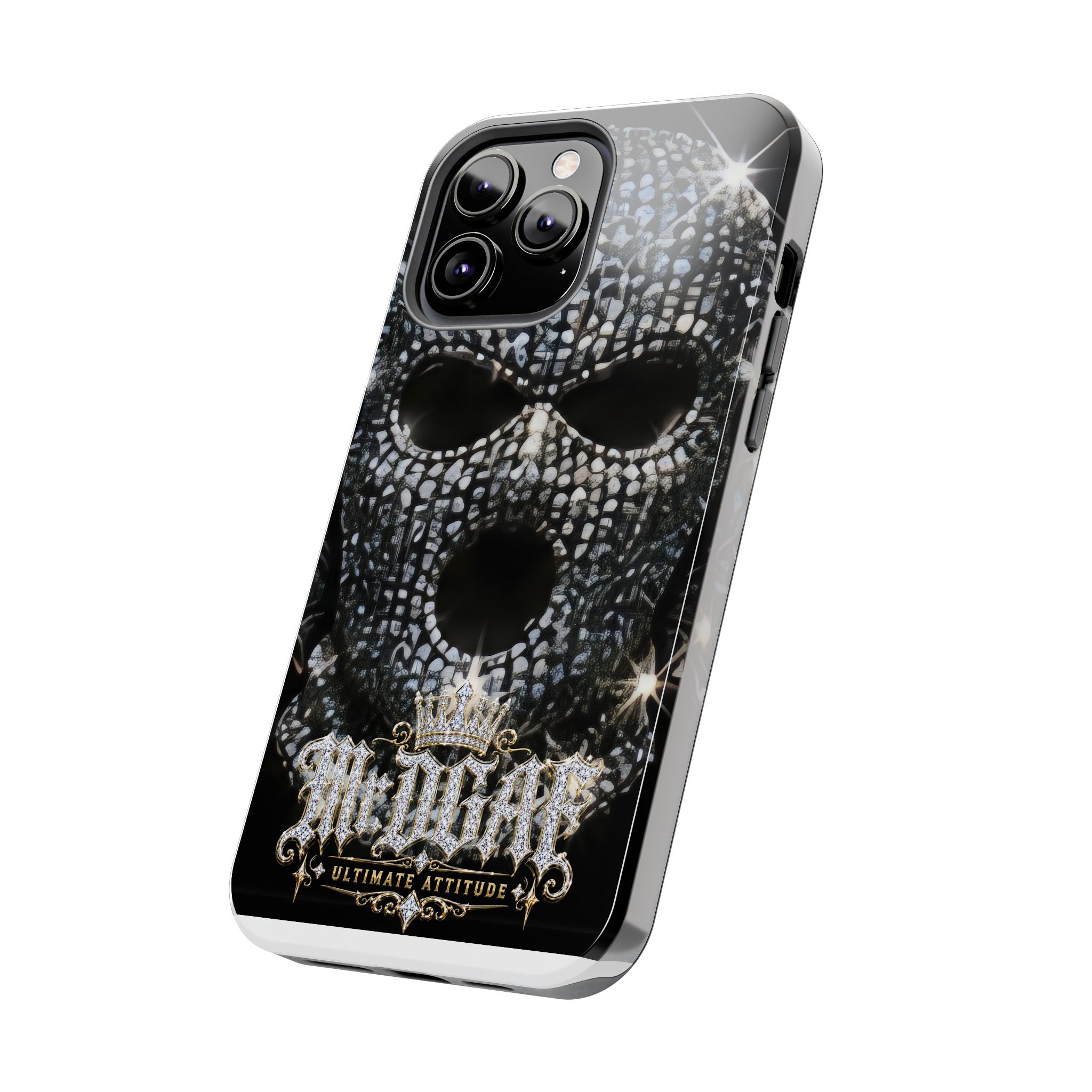 Skull Rhinestone Tough Phone Case — "Outlaw" Ultimate Attitude