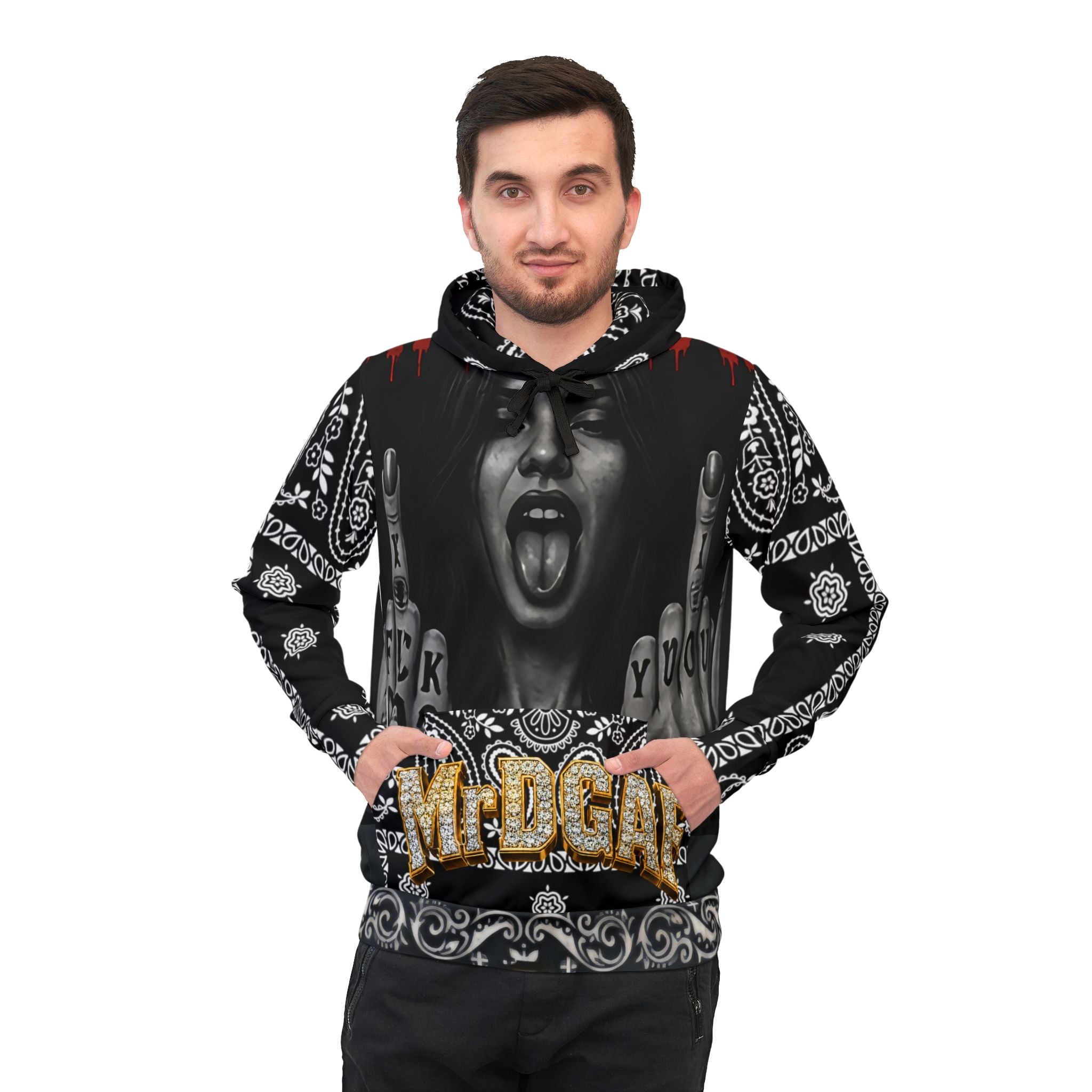 MrDGAF I Ultra Edition — 'Fuck You' Biker Bandana Design