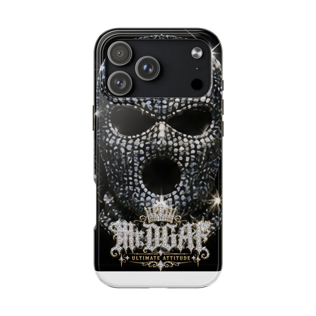 Skull Rhinestone Tough Phone Case — "Outlaw" Ultimate Attitude