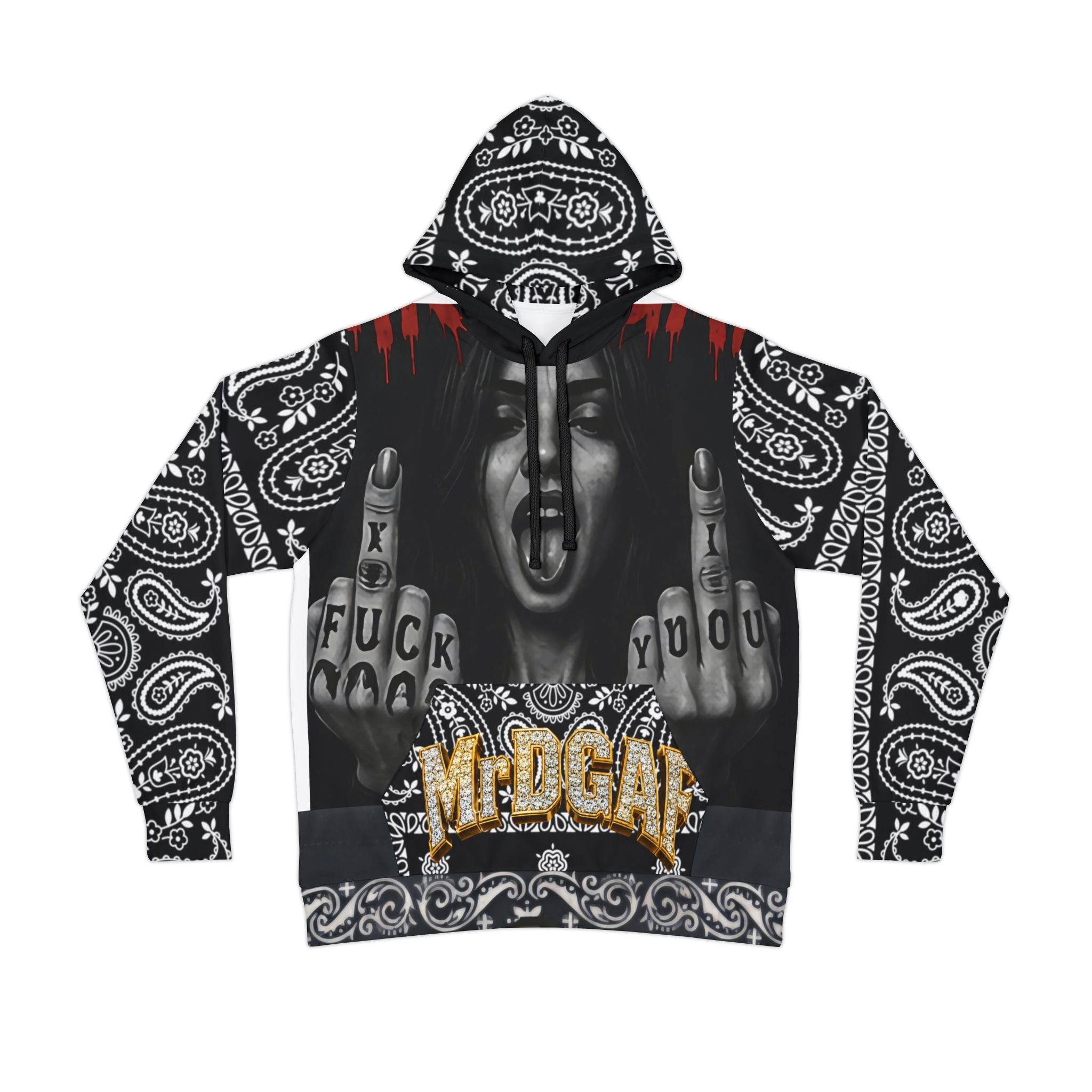 MrDGAF I Ultra Edition — 'Fuck You' Biker Bandana Design
