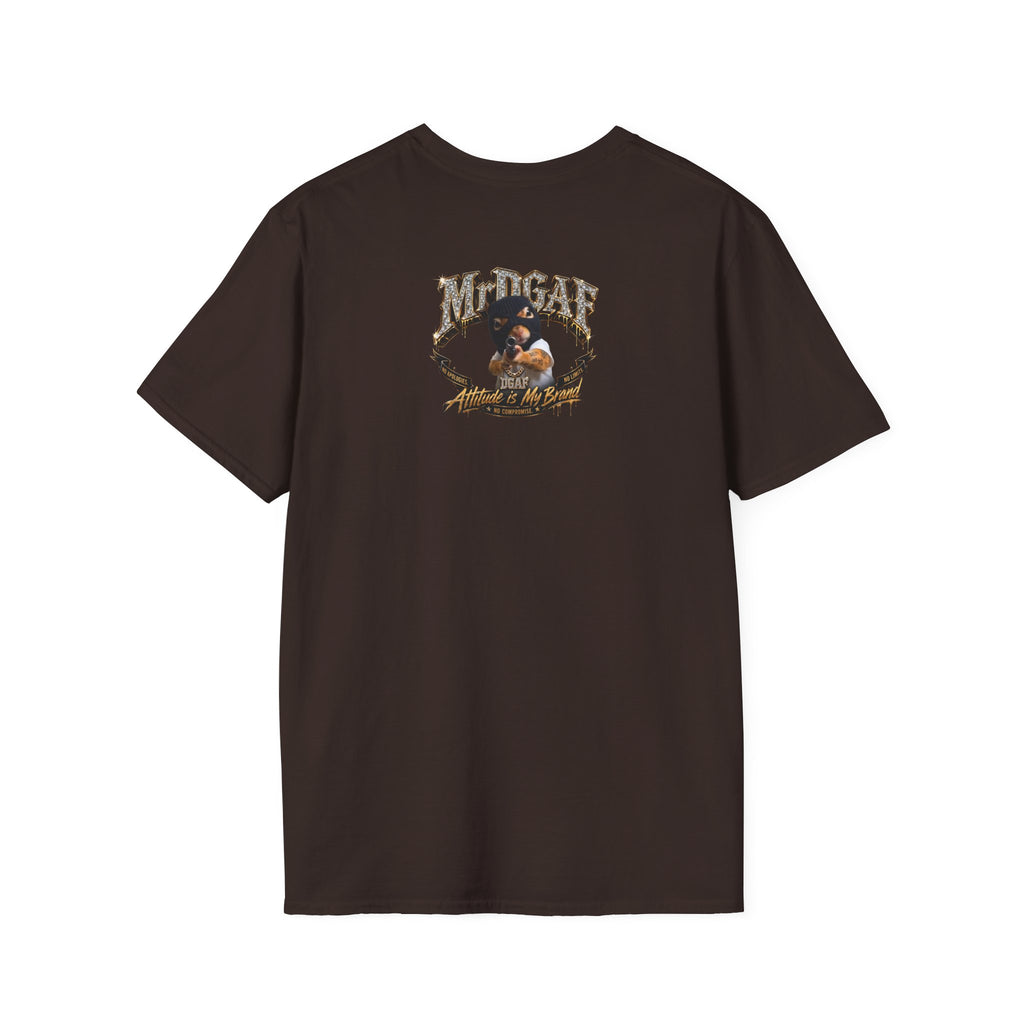 Keep Walking Asshole T-Shirt — Bold Retro Marquee Text Tee
