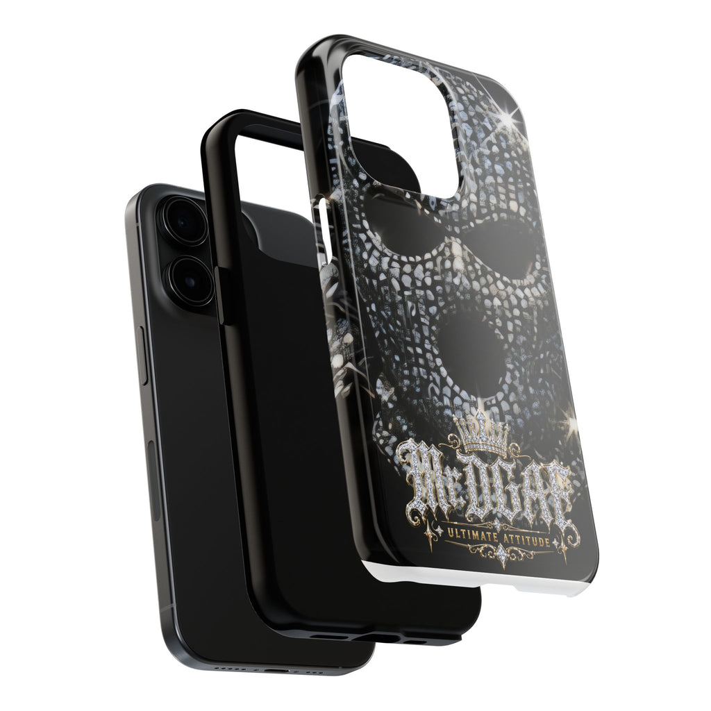 Skull Rhinestone Tough Phone Case — "Outlaw" Ultimate Attitude