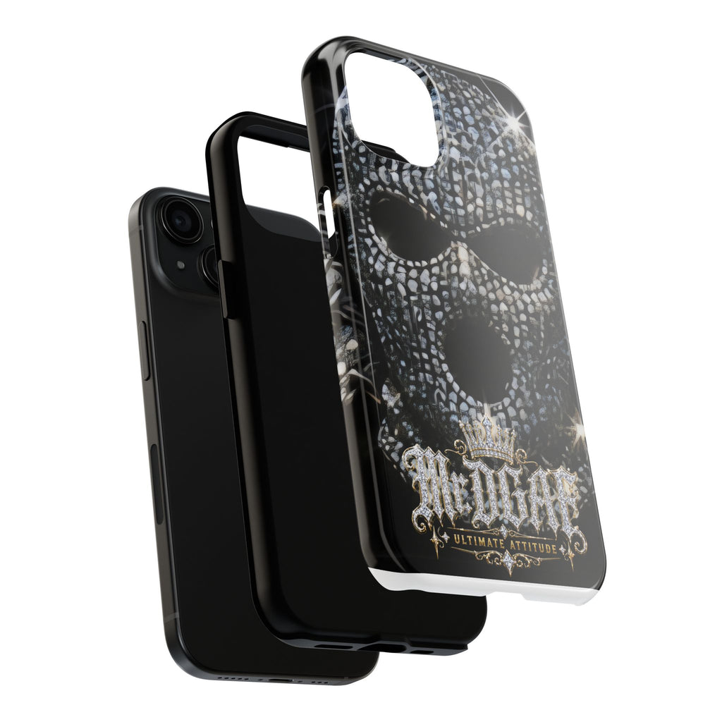 Skull Rhinestone Tough Phone Case — "Outlaw" Ultimate Attitude