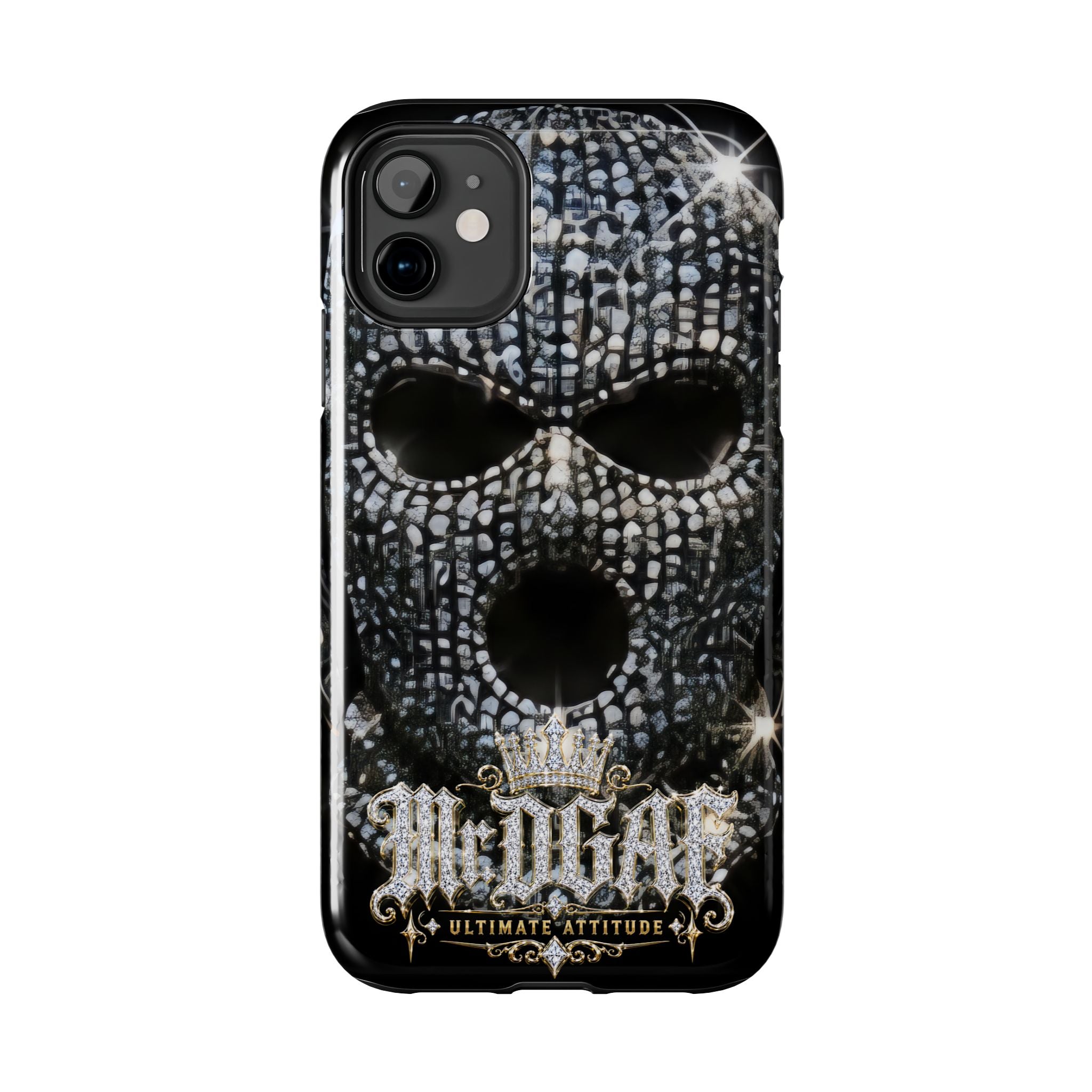 Skull Rhinestone Tough Phone Case — "Outlaw" Ultimate Attitude