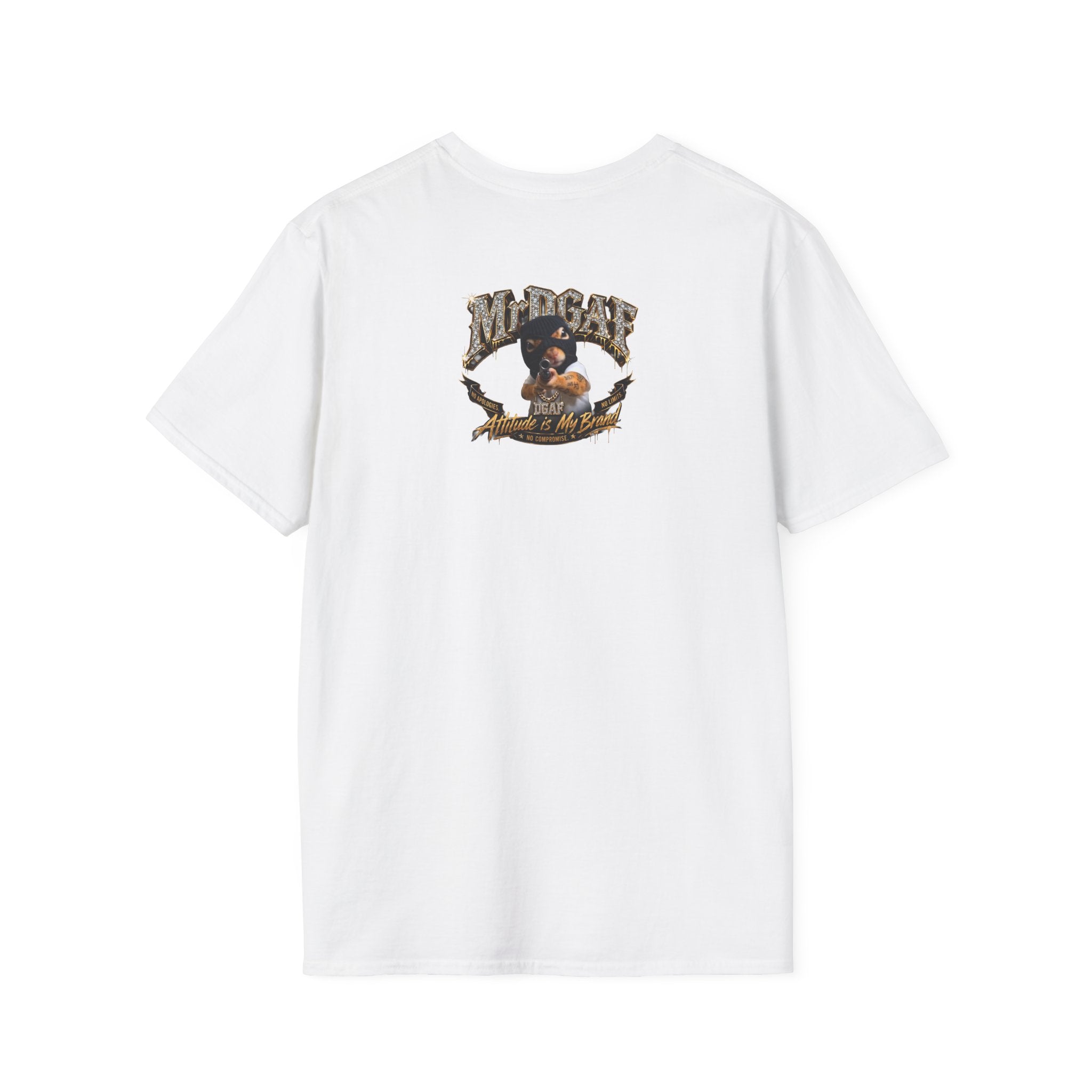 Keep Walking Asshole T-Shirt — Bold Retro Marquee Text Tee