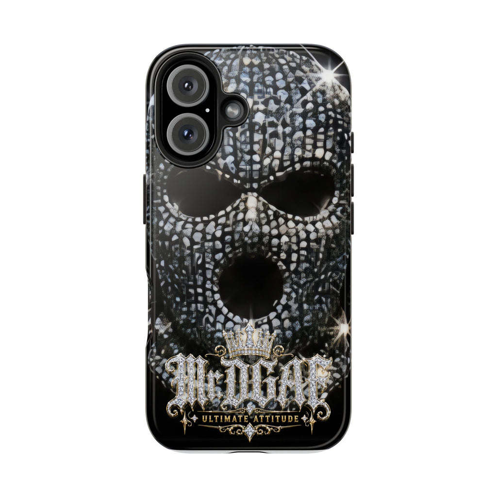 Skull Rhinestone Tough Phone Case — "Outlaw" Ultimate Attitude