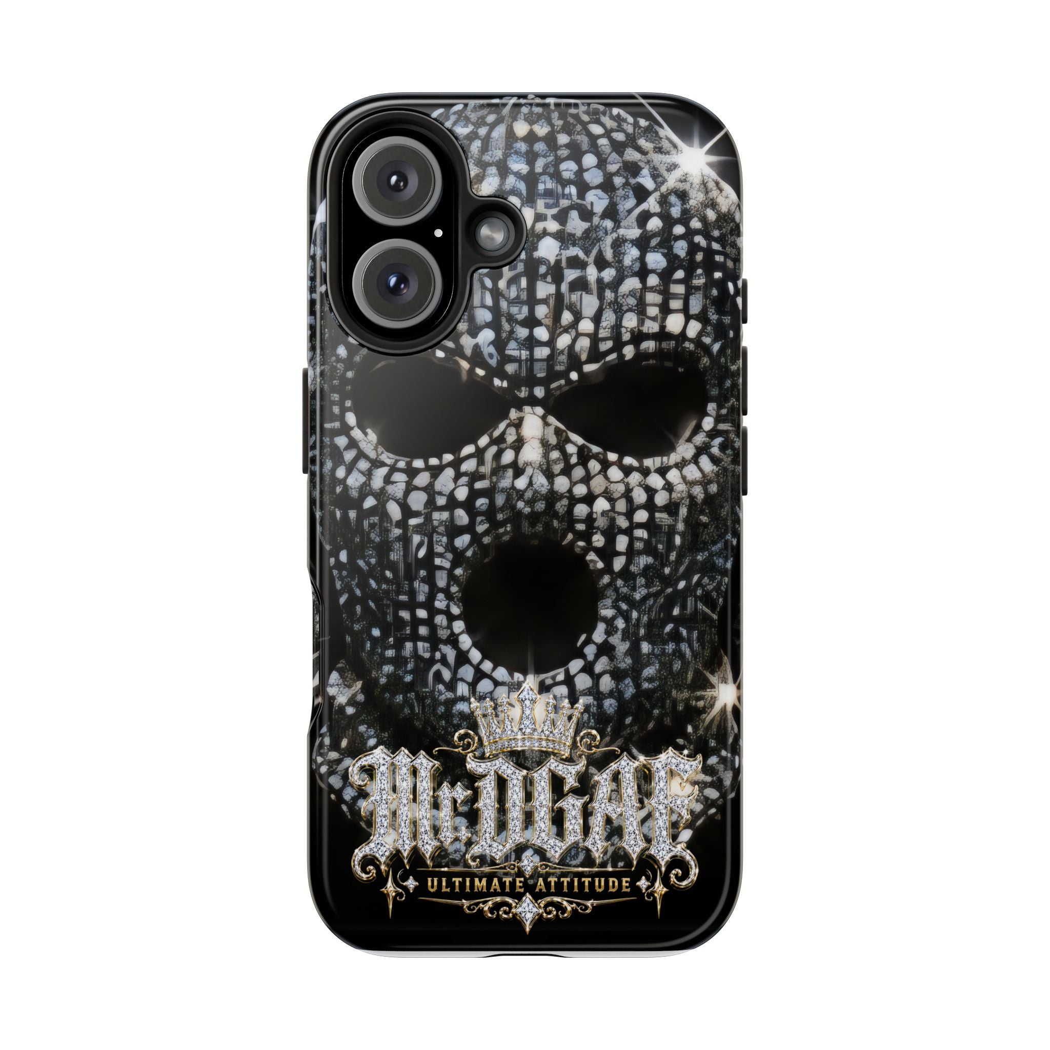 Skull Rhinestone Tough Phone Case — "Outlaw" Ultimate Attitude