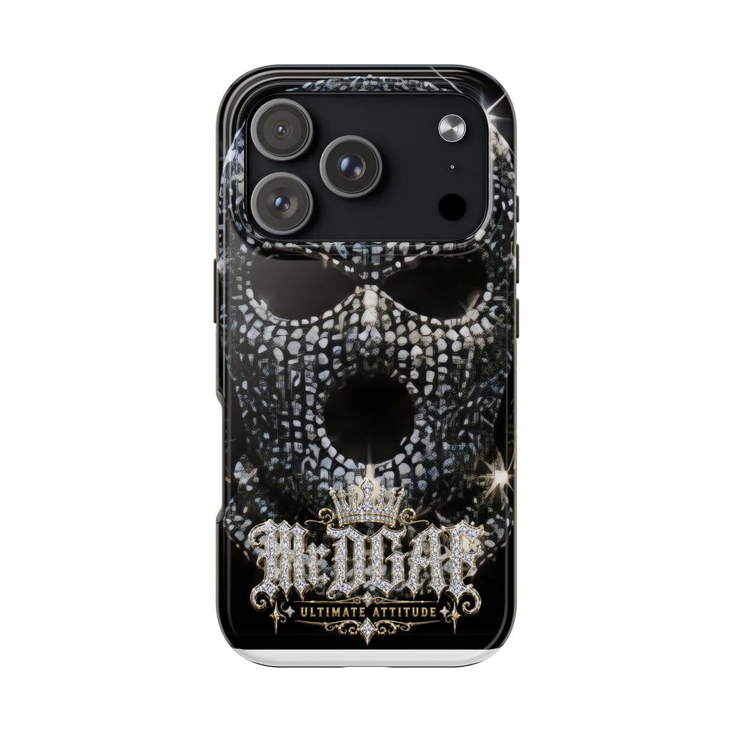 Skull Rhinestone Tough Phone Case — "Outlaw" Ultimate Attitude