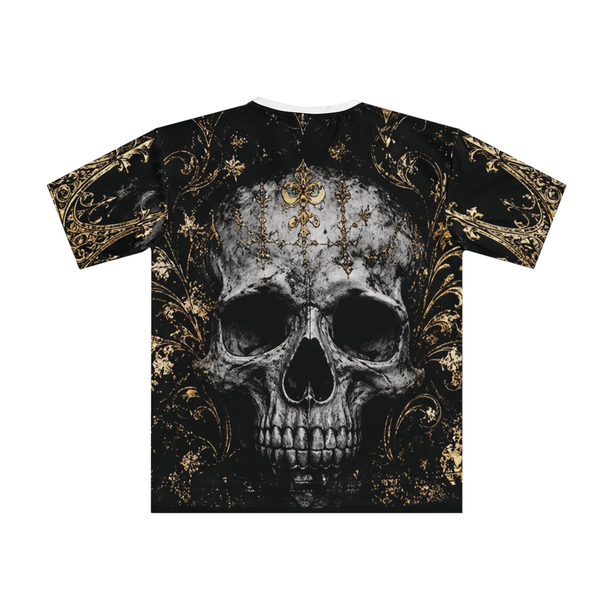 Skull Gothic Tee — "Medusa Ultimate Attitude" All-Over Print T-Shirt