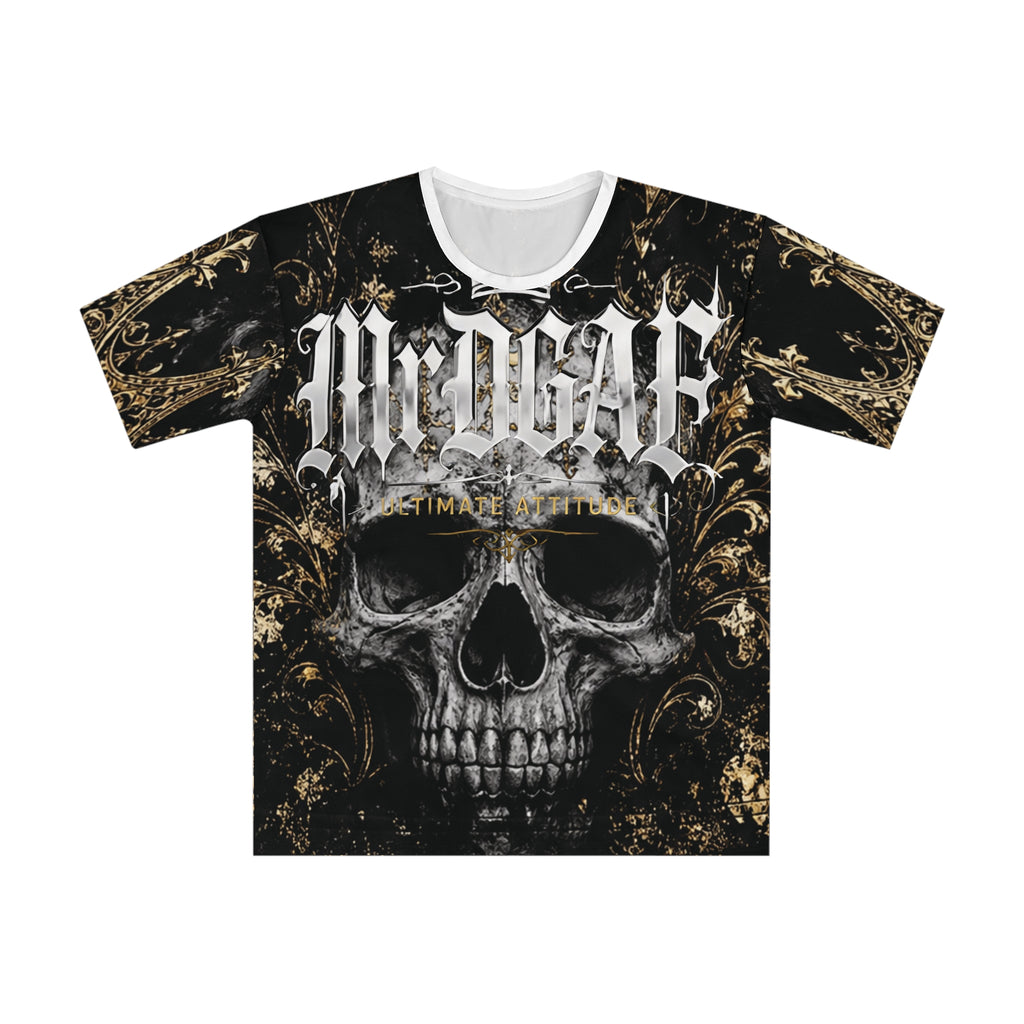 Skull Gothic Tee — "Medusa Ultimate Attitude" All-Over Print T-Shirt