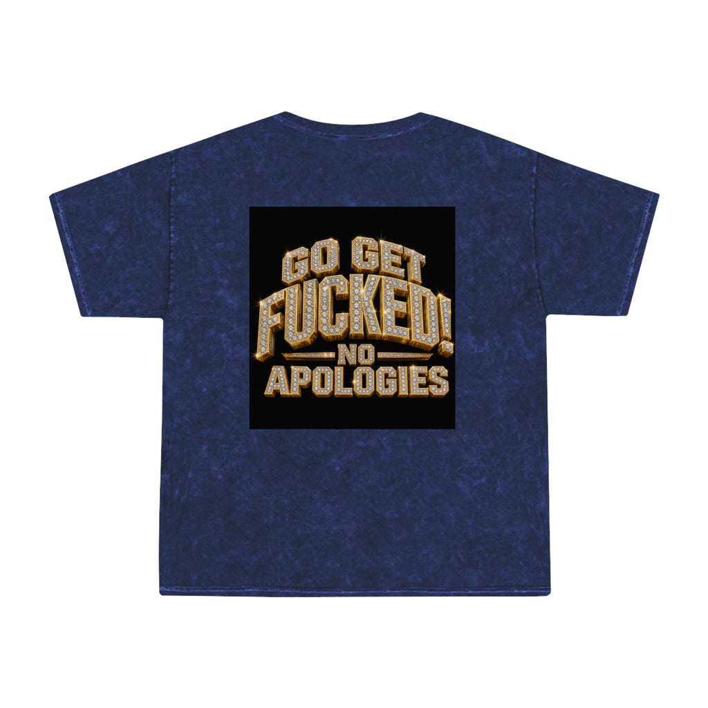 Don't Waste My F*cking Time Mineral Wash T‑Shirt — Bold Graphic Statement Tee