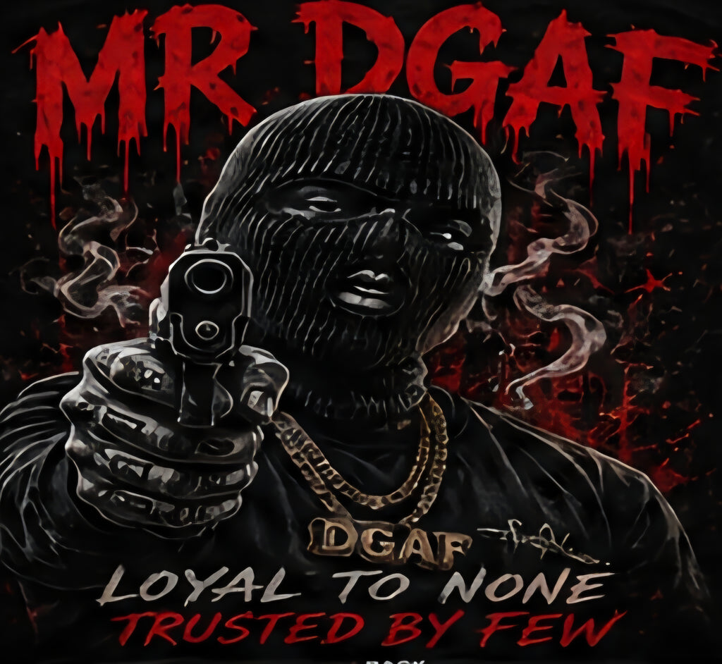 Men's Hoodie — DGAF Skull Bandana Graphic Hoodie (I Do What I Want)