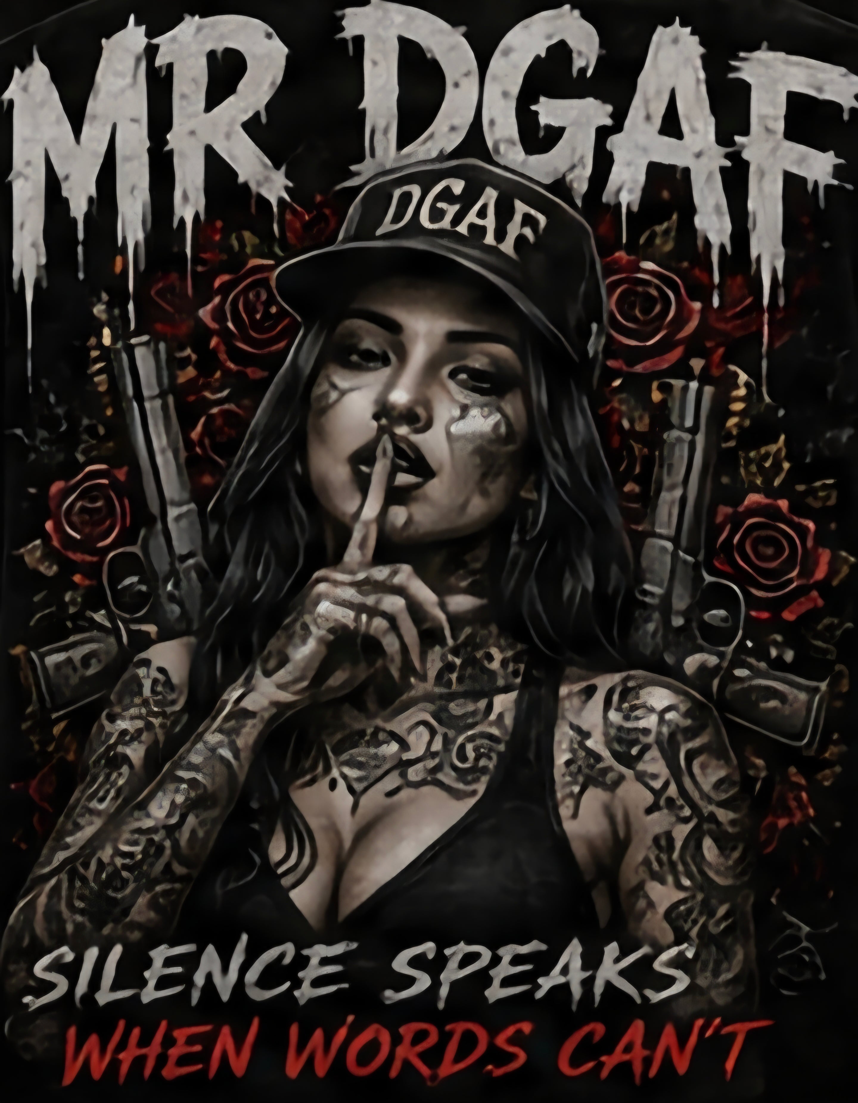 Fine Art Poster — 'Loyal to None' Masked Gunman Dark Urban Art Print