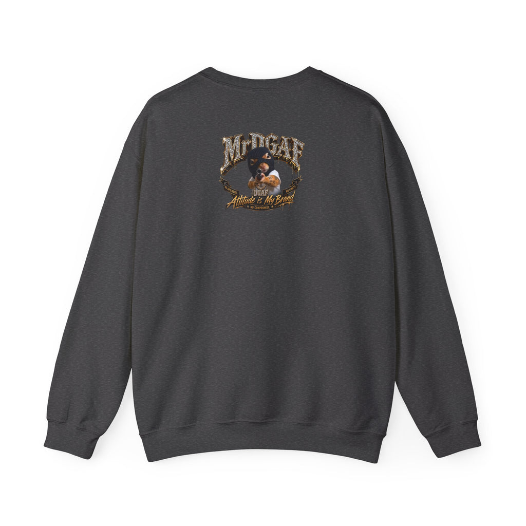 Legendary Bitch Graphic Sweatshirt – Bold Rhinestone-Style Crewneck for Women