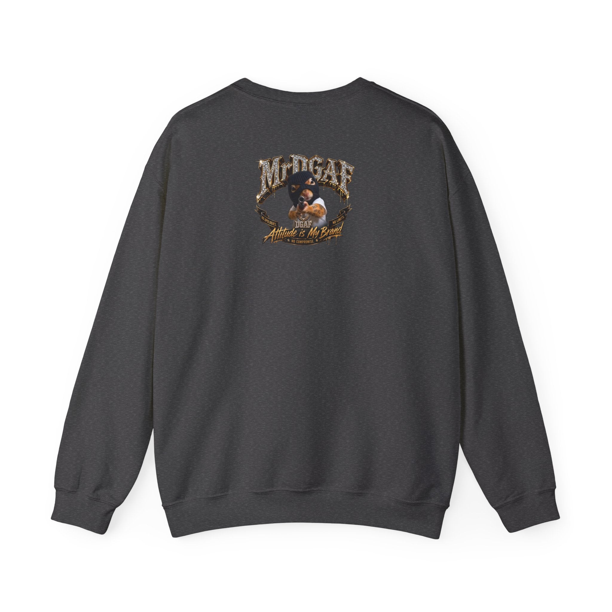 Legendary Bitch Graphic Sweatshirt – Bold Rhinestone-Style Crewneck for Women