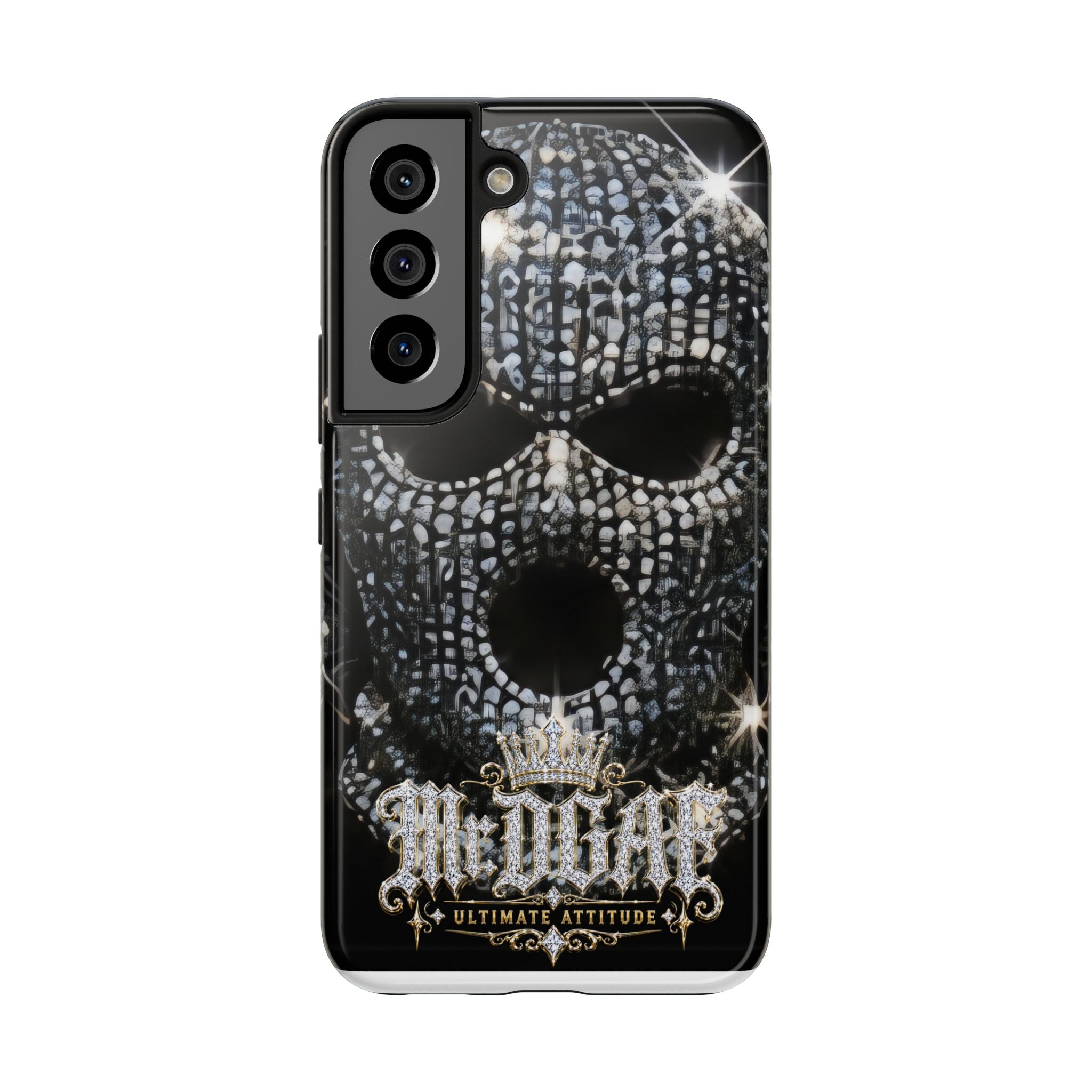 Skull Rhinestone Tough Phone Case — "Outlaw" Ultimate Attitude