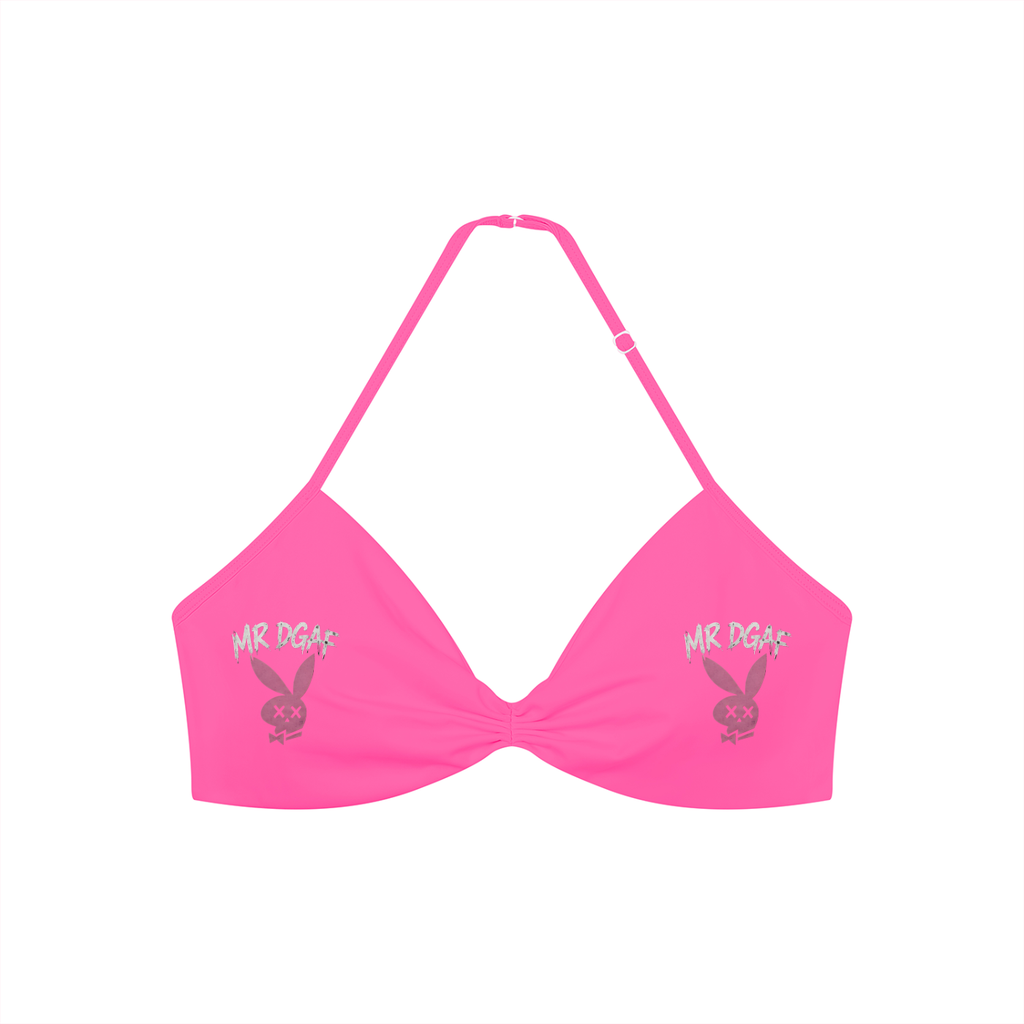 Women’s Ruched Halter-Neck Sports Bra