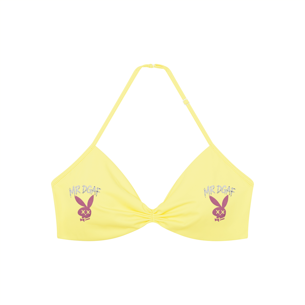 Women’s Ruched Halter-Neck Sports Bra