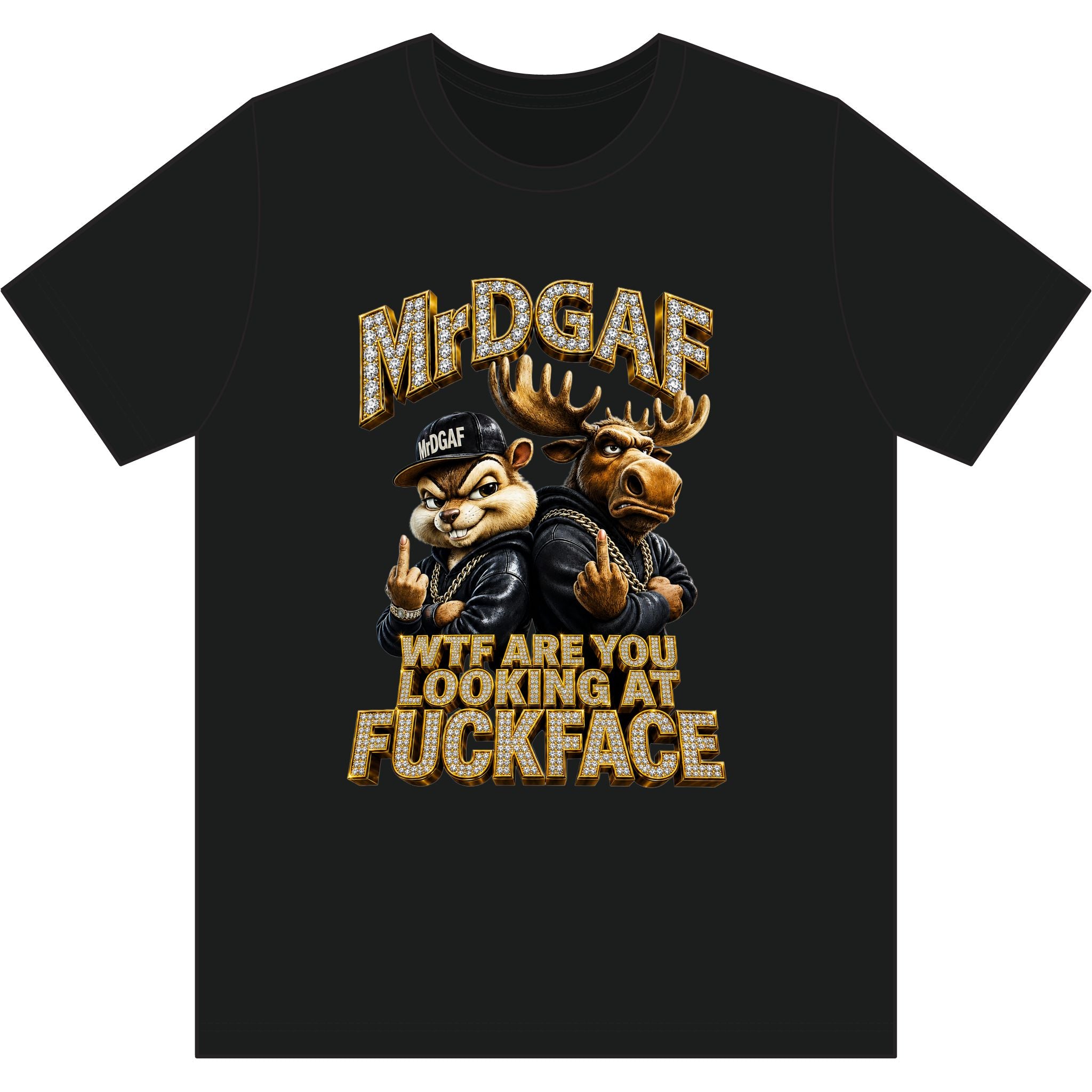 Graphic Tee — 'WTF Are You Looking at Fuckface' & 'I'm a Bitch & Fucking Love It' Bold Statement Shirt