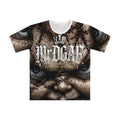 Men's Graphic T-Shirt — 'Mr. Dead' Creepy Doll Face All-Over Print