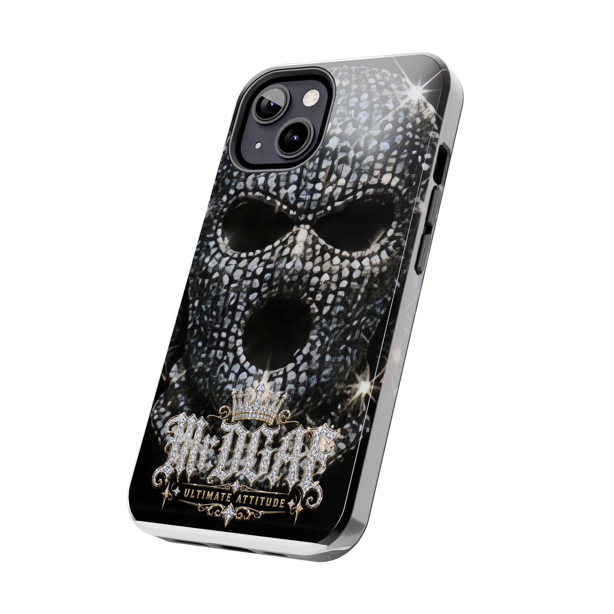Skull Rhinestone Tough Phone Case — "Outlaw" Ultimate Attitude
