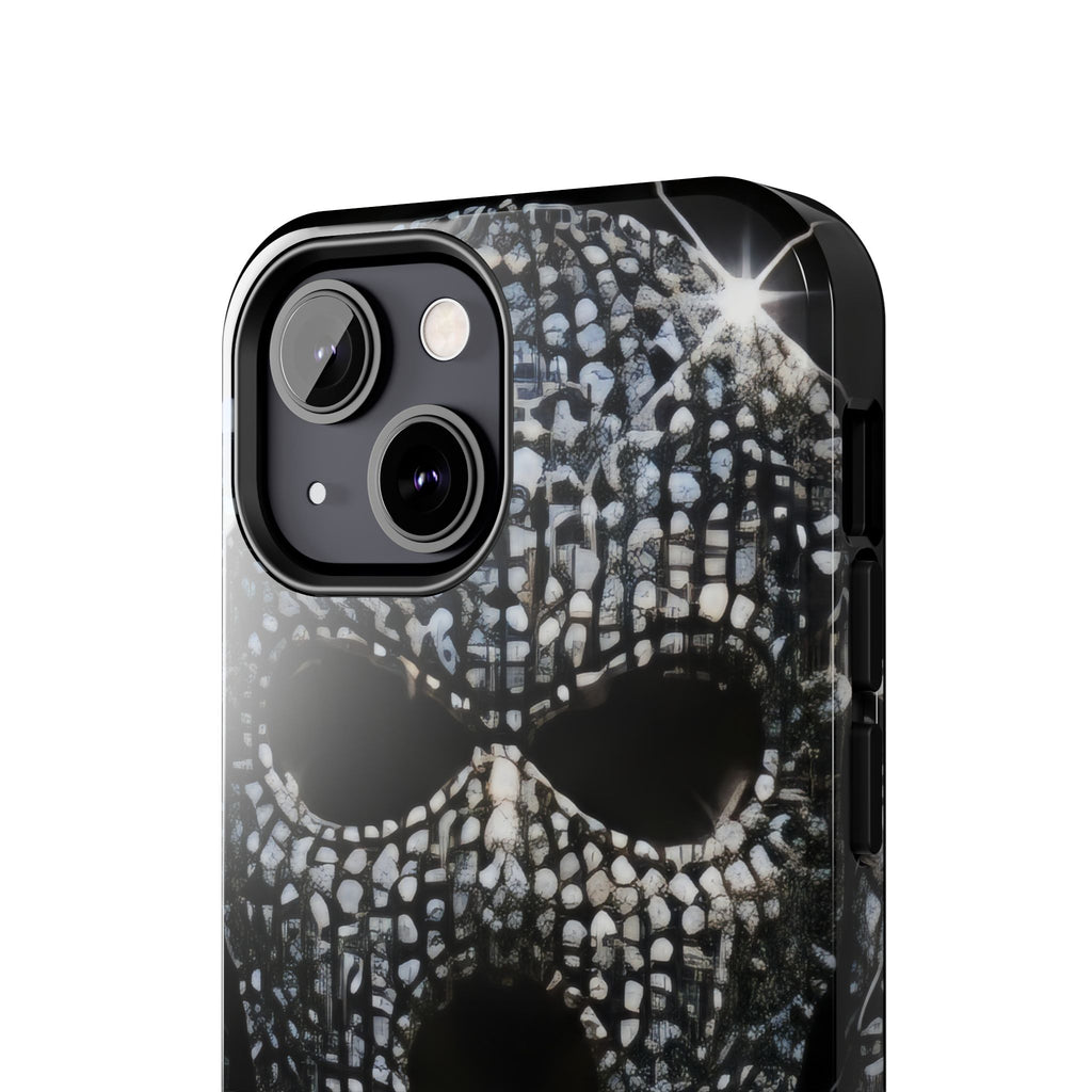 Skull Rhinestone Tough Phone Case — "Outlaw" Ultimate Attitude